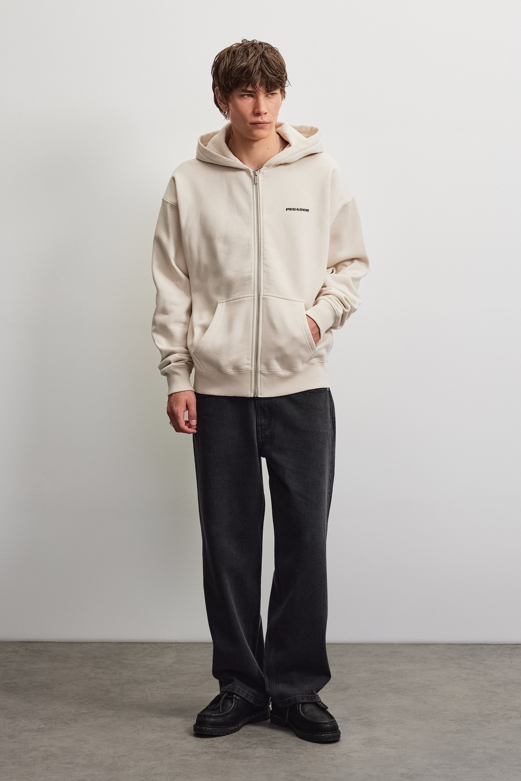 PEGADOR Sweat à capuche »Binibeca Oversized Sweat Jacket« mélange de coton, oversize