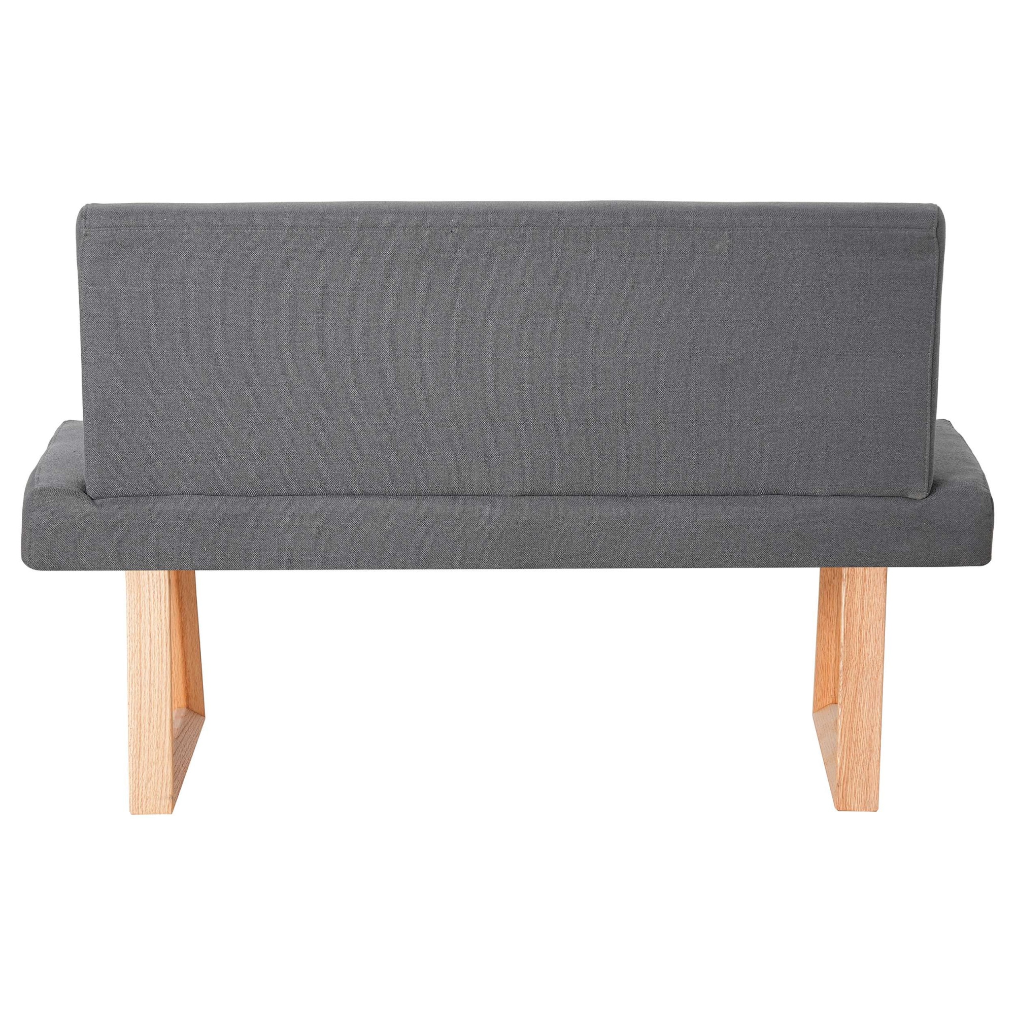 GOODproduct Essbank »Mellio« Beine aus massiver Eiche, pflegeleichtem Webstoff Bezug, Breite 140 cm