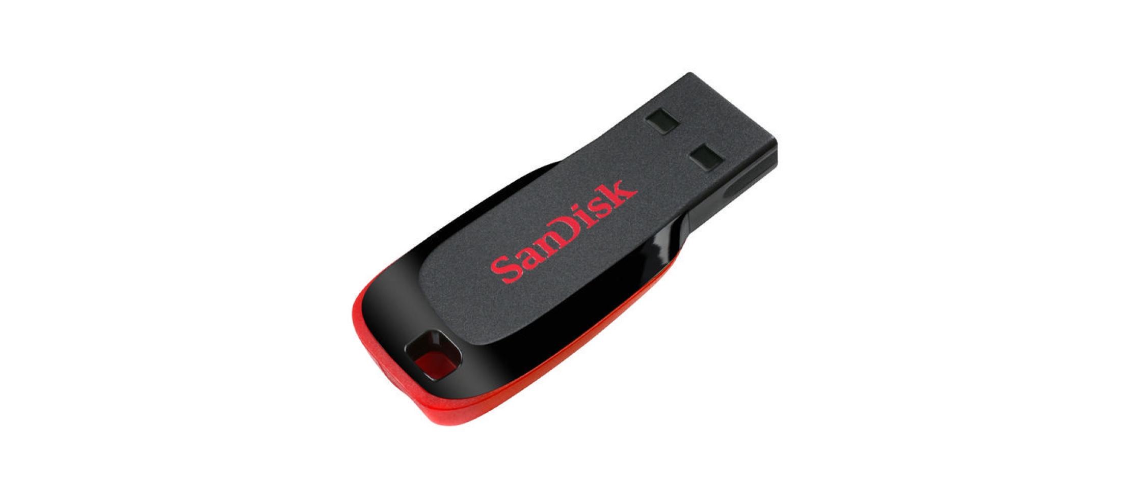 Image of Sandisk USB-Stick »Cruzer Blade USB 2.0 128 GB«, (USB 2.0 Lesegeschwindigkeit 9 MB/s) bei Ackermann Versand Schweiz