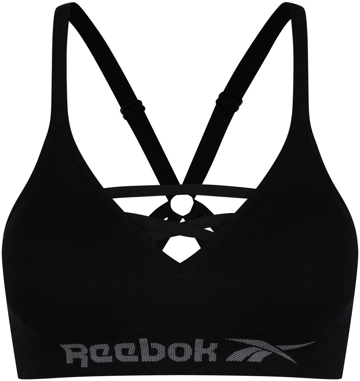 Reebok Soutien-gorge sans armatures »"Maryna"«, herausnehmbare Pads, modern, nahtlos, mit Logo, ohne Verschluss