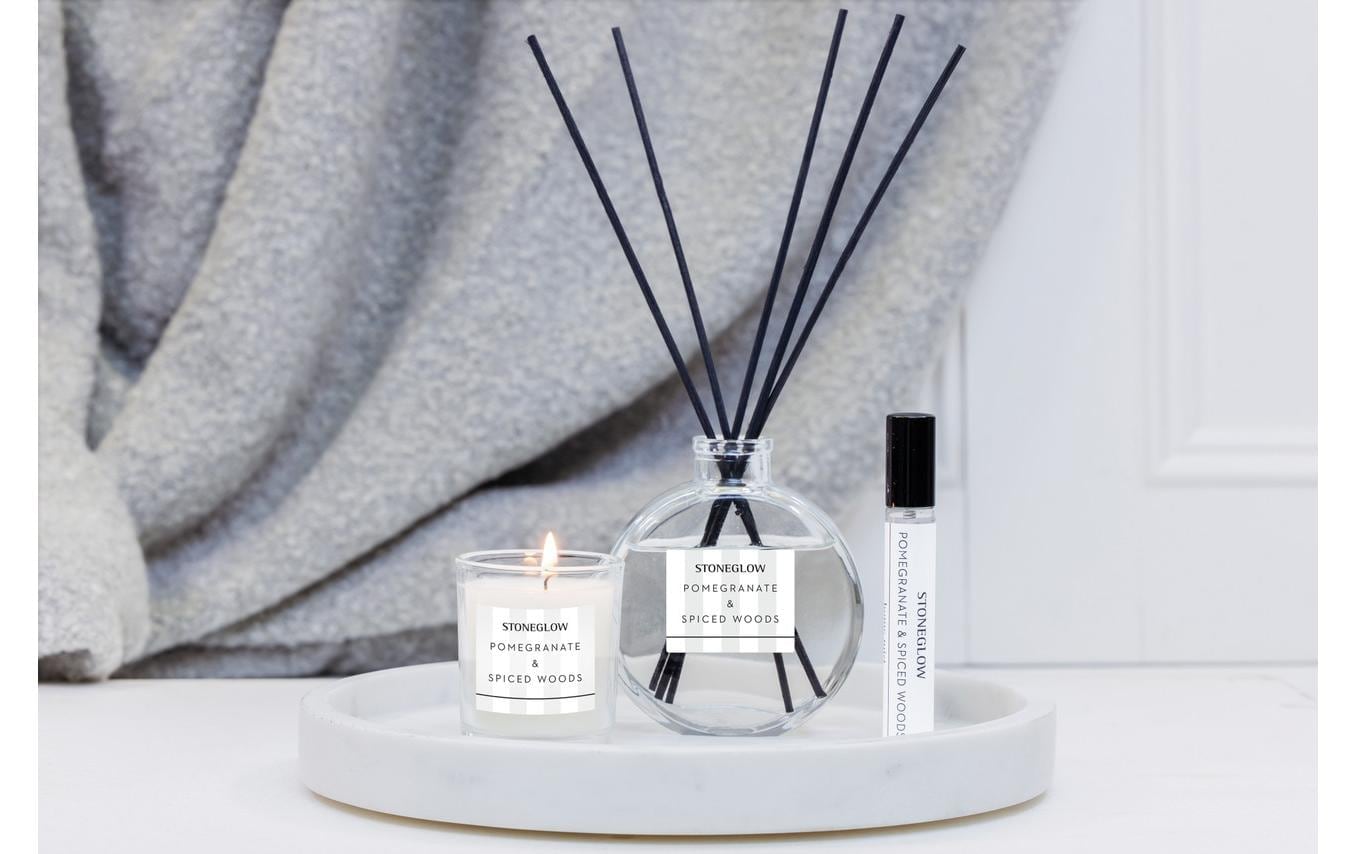 Stoneglow Raumduft »Pomeganate & Spice Woods 3-teilig, 120 ml«