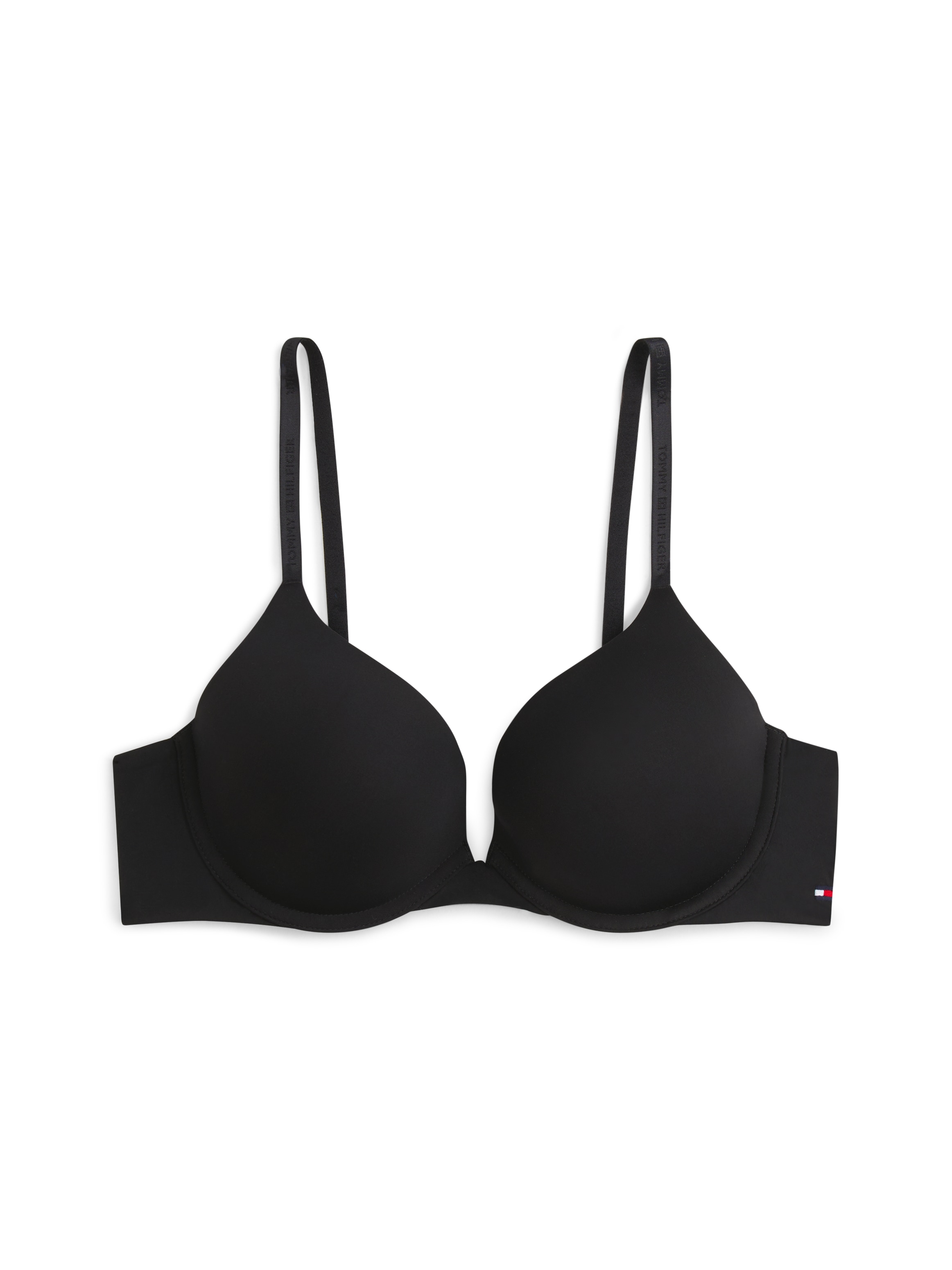 Tommy Hilfiger Underwear Soutien-gorge à armatures »PUSH UP« unifarben, Spaghettiträger mit Logo