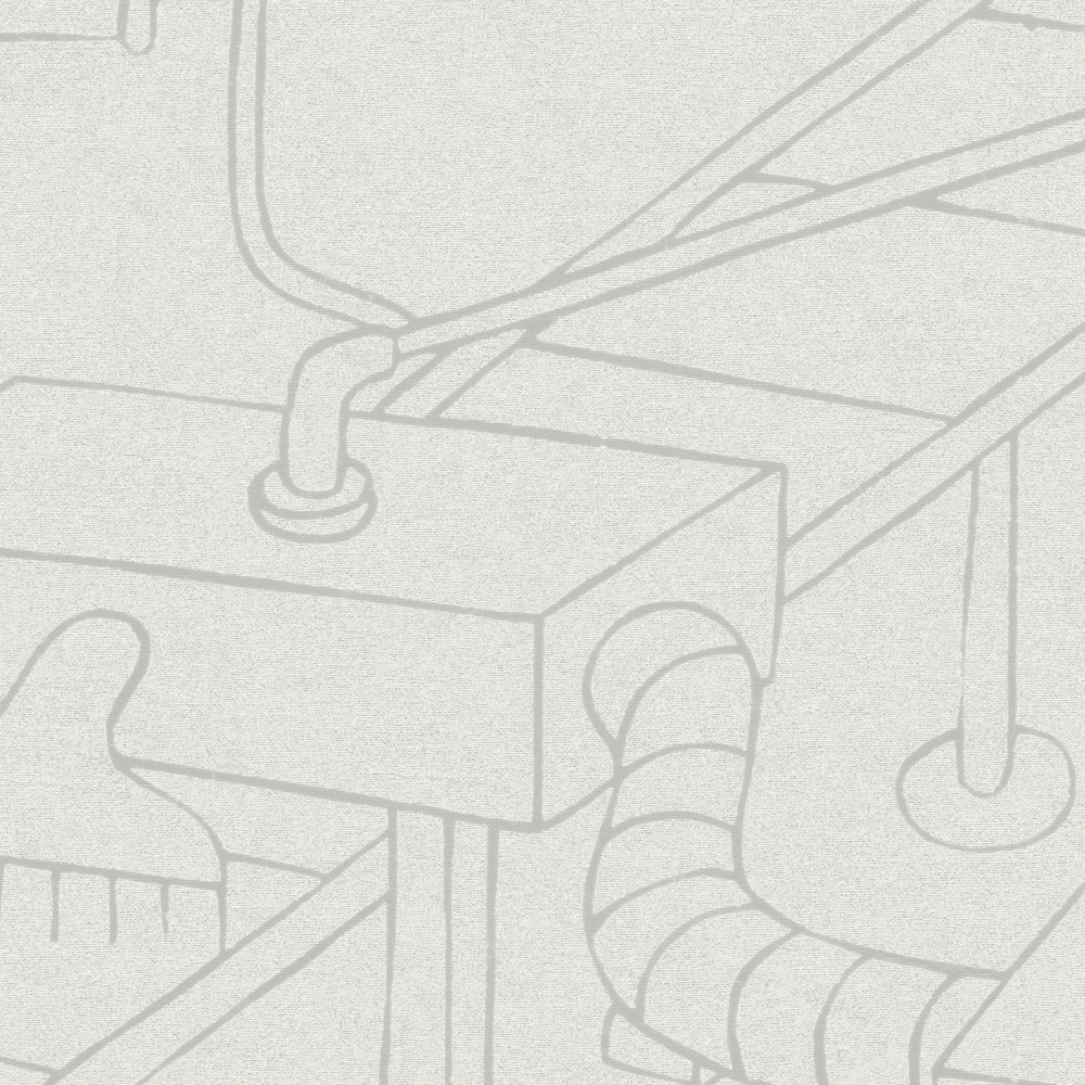 Komar Fototapete »Vlies Fototapete - Doodle Factory - Grösse 200 x 250 cm« Motiv | bedruckt glatt