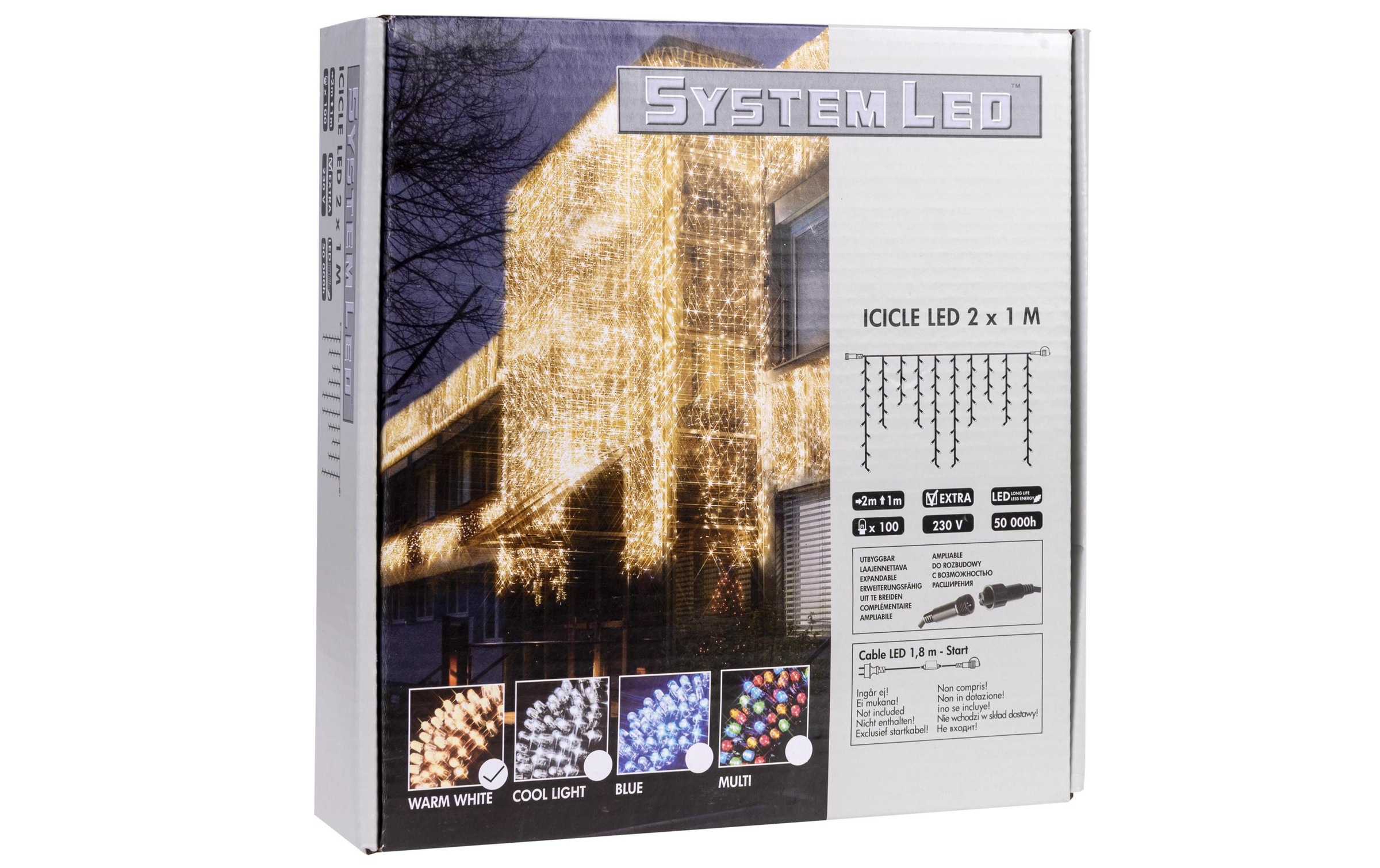 Image of STAR TRADING LED-Lichtervorhang »Erweiterungssystem LED 100 LED, 2 x 1 m« bei Ackermann Versand Schweiz