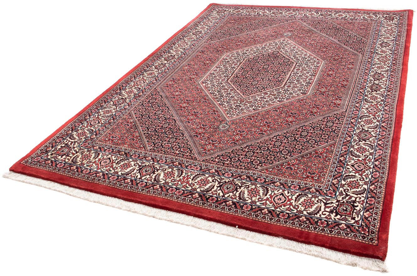 Image of morgenland Orientteppich »Perser - Bidjar - 250 x 171 cm - dunkelrot«, rechteckig, 15 mm Höhe, Wohnzimmer, Handgeknüpft, Einzelstück mit Zertifikat bei Ackermann Versand Schweiz