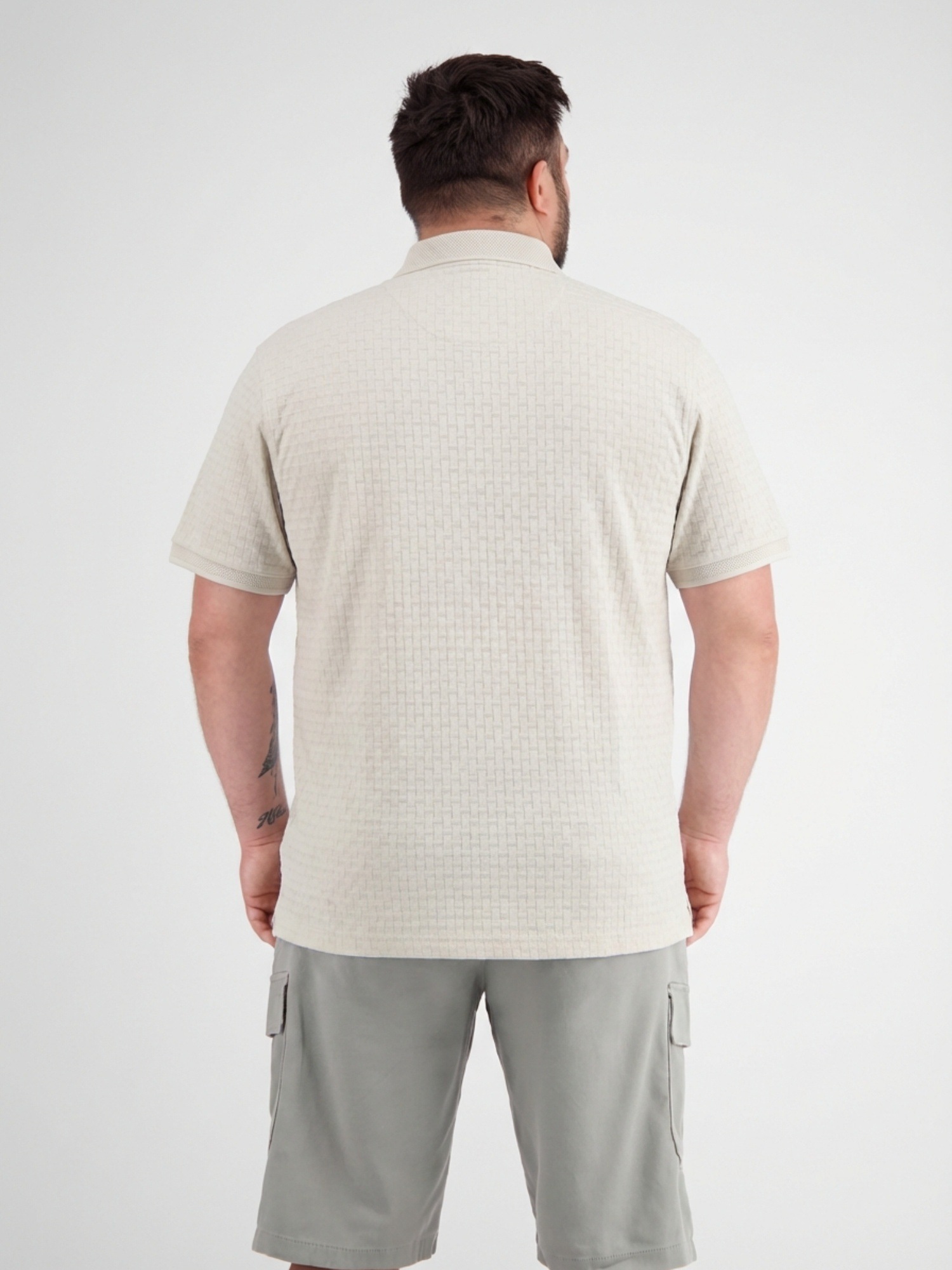 LERROS Polo »Poloshirt mit Reissverschlusskragen, grosse Grössen«