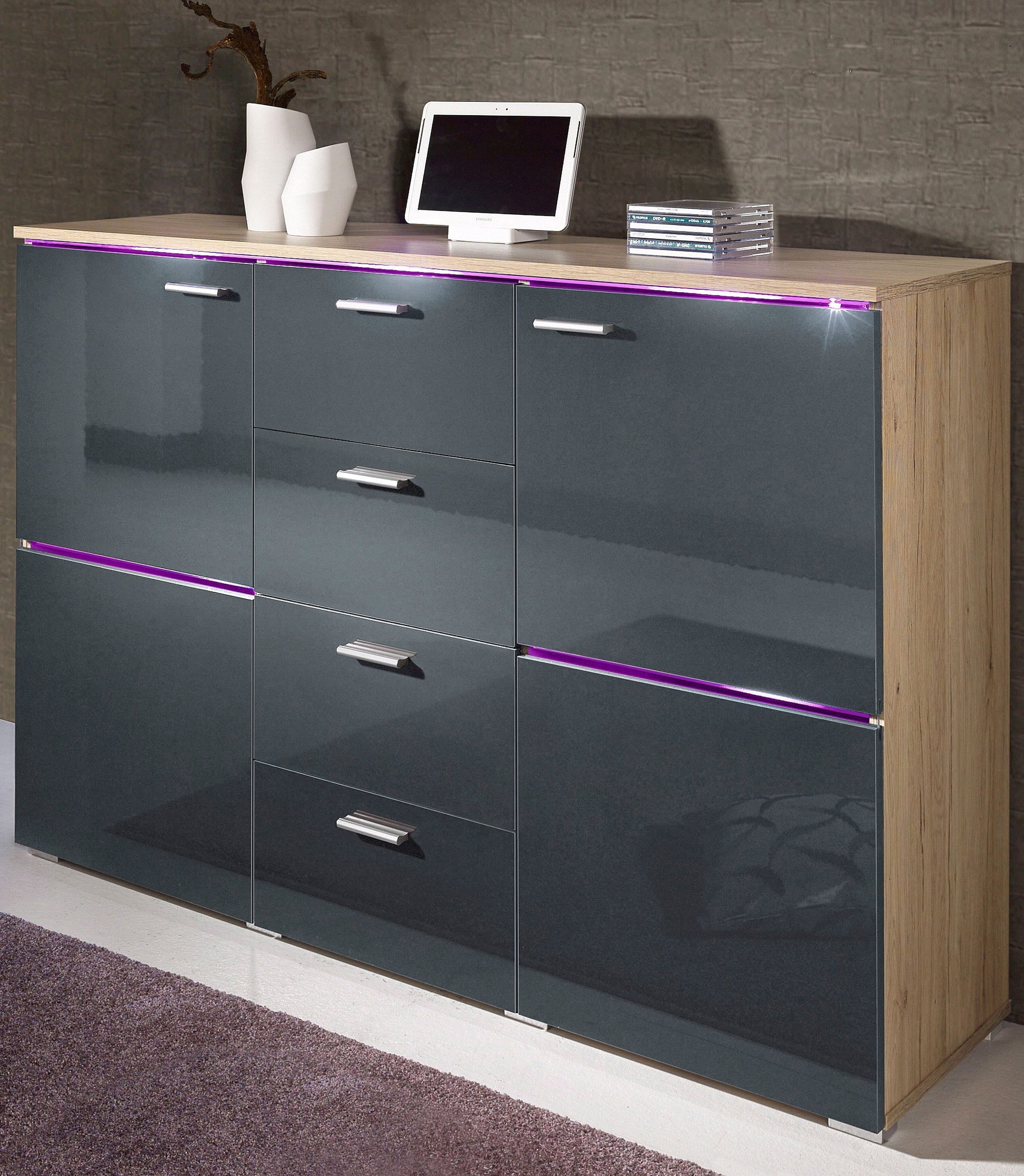 Image of Places of Style LED Glaskantenbeleuchtung, 15 St., Farbwechsler bei Ackermann Versand Schweiz