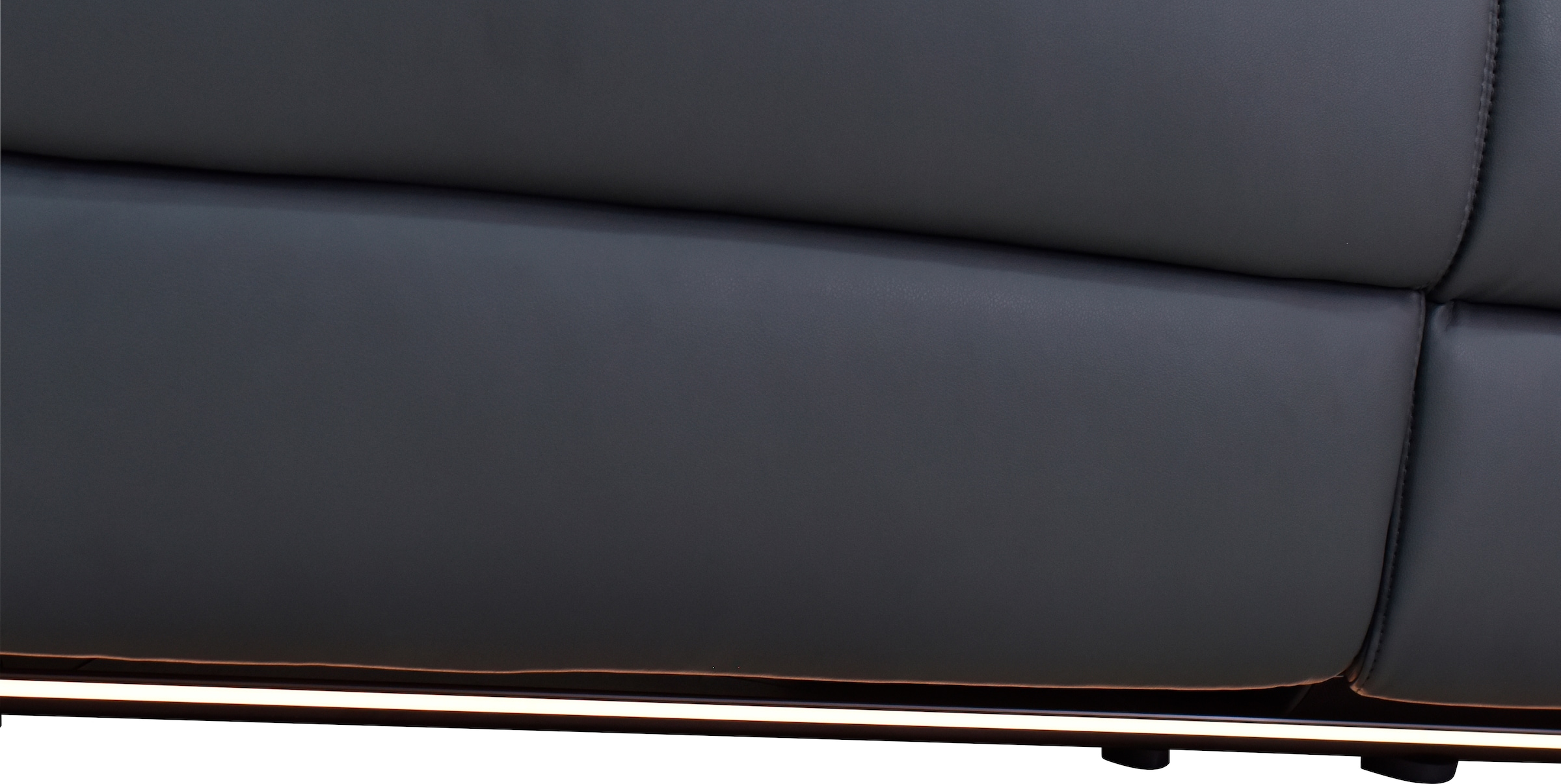 GOODproduct Ecksofa »Pareli, L-Form, 259cm,m. Recamiere, Echtleder, Kunstleder, Webstoff« man. o. elektr. Relaxfunktion, USB/Kopfteilverstellg u. LED