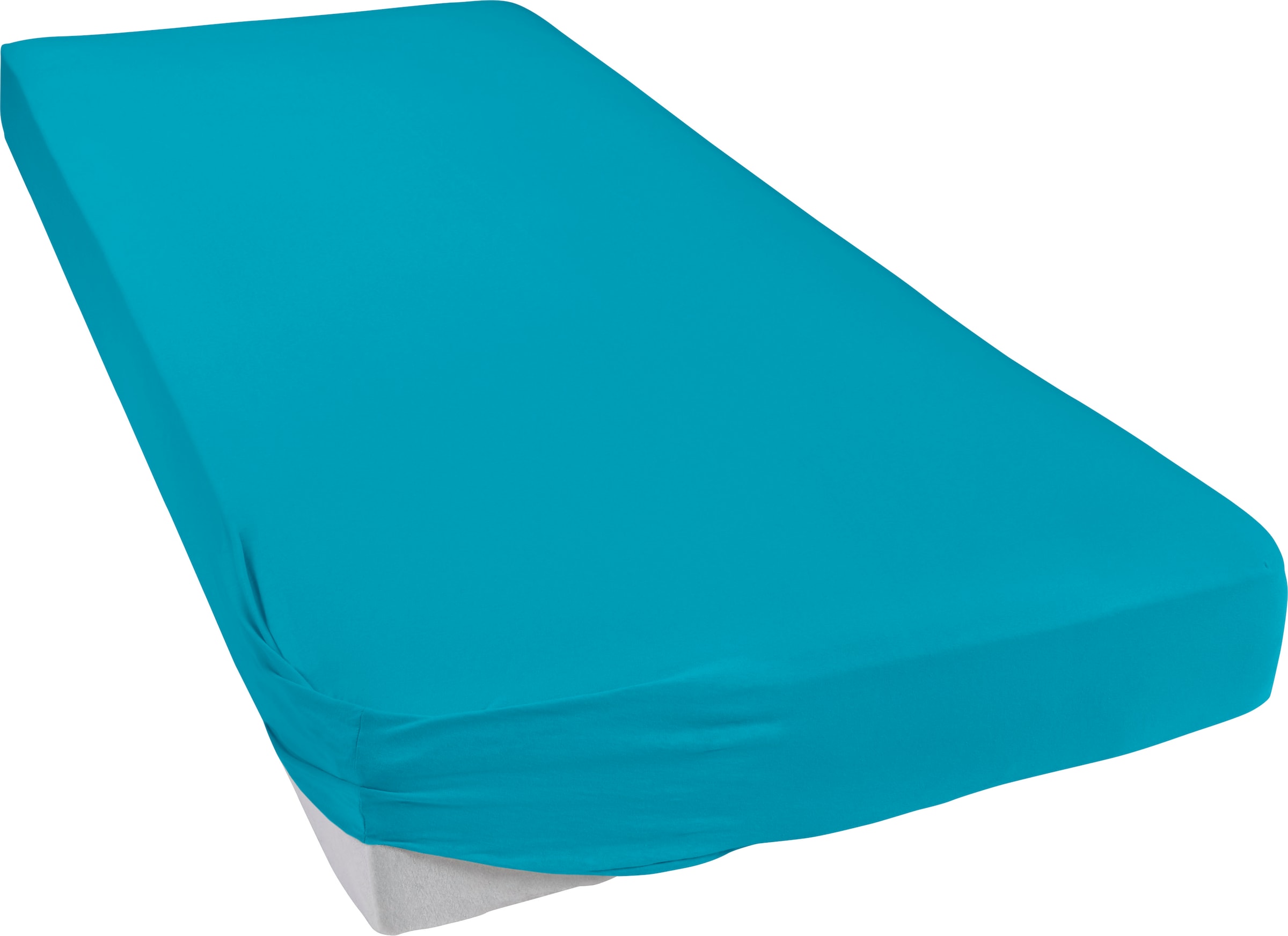 Image of bellana Spannbettlaken "bellana Aqua mit Elasthan, 160 g/m²" Spannbetttuch für Matratzen bis 35cm Höhe, bügelfrei, faltenfrei