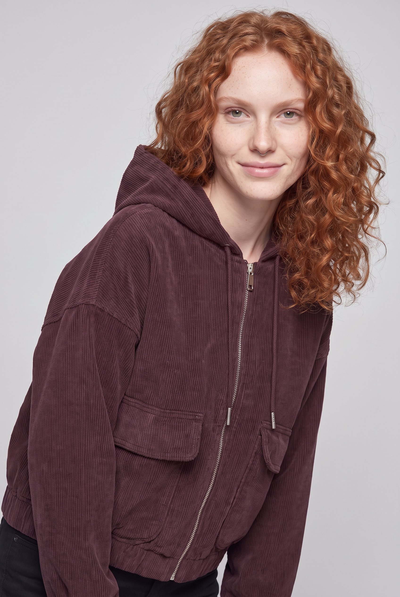 ONLY Cordjacke »ONLKENZIE L/S CORD JACKET PNT NOOS« mit Kapuze Baumwollmischung