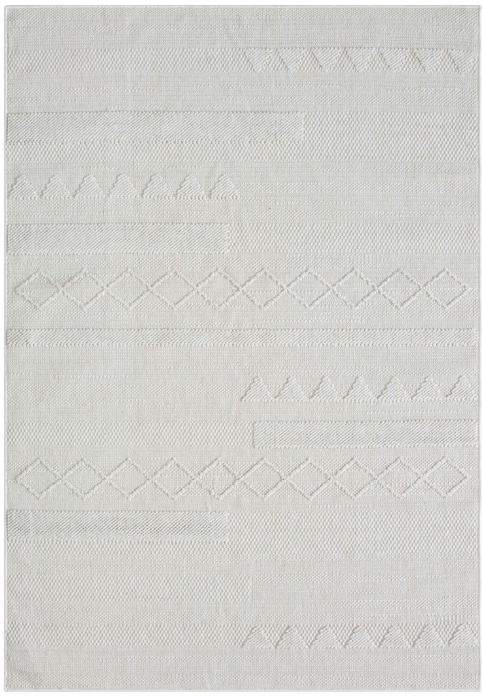 Myflair Möbel & Accessoires Teppich »Silly, LAGERRÄUMUNG!« rechteckig 8 mm Höhe Uni Farben, Hoch-Tief Effekt, Outdoor geeignet, Balkon, Terrasse