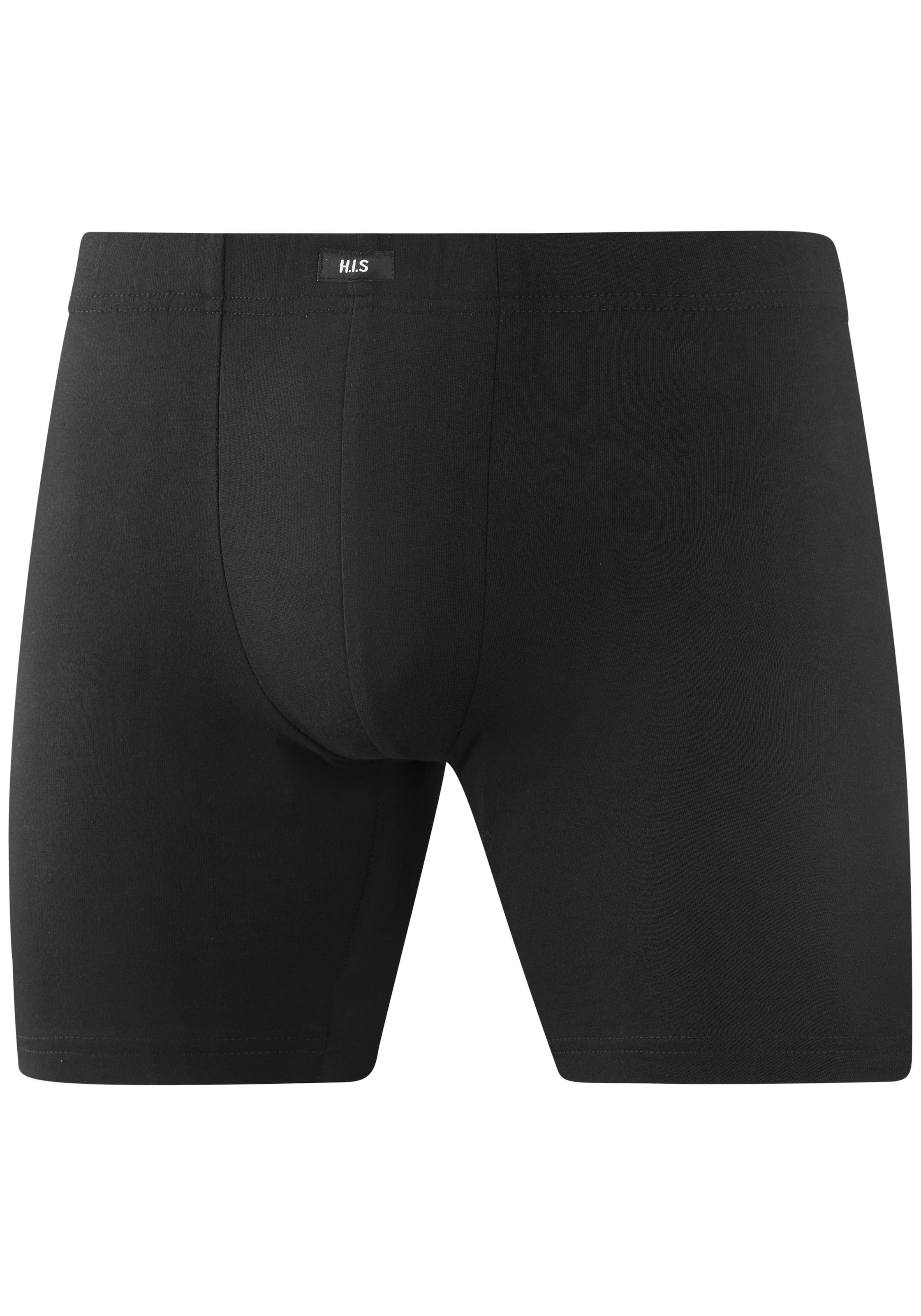 H.I.S Langer Boxer »Langer Boxer Boxershorts für Herren« Packung, 5 Stk. Boxershorts für Herren, mit Logo am Bund
