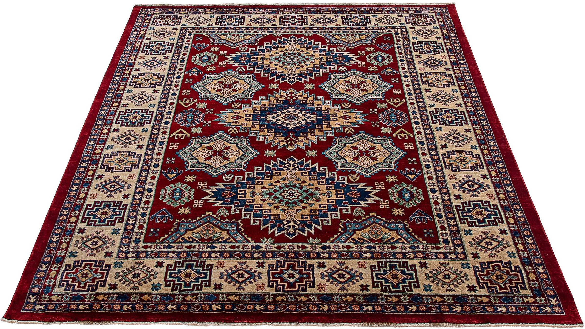 Image of Sehrazat Teppich »Ornament 1354«, rechteckig, 10 mm Höhe, Kurzflor, Orient-Optik, mit Fransen, Wohnzimmer bei Ackermann Versand Schweiz