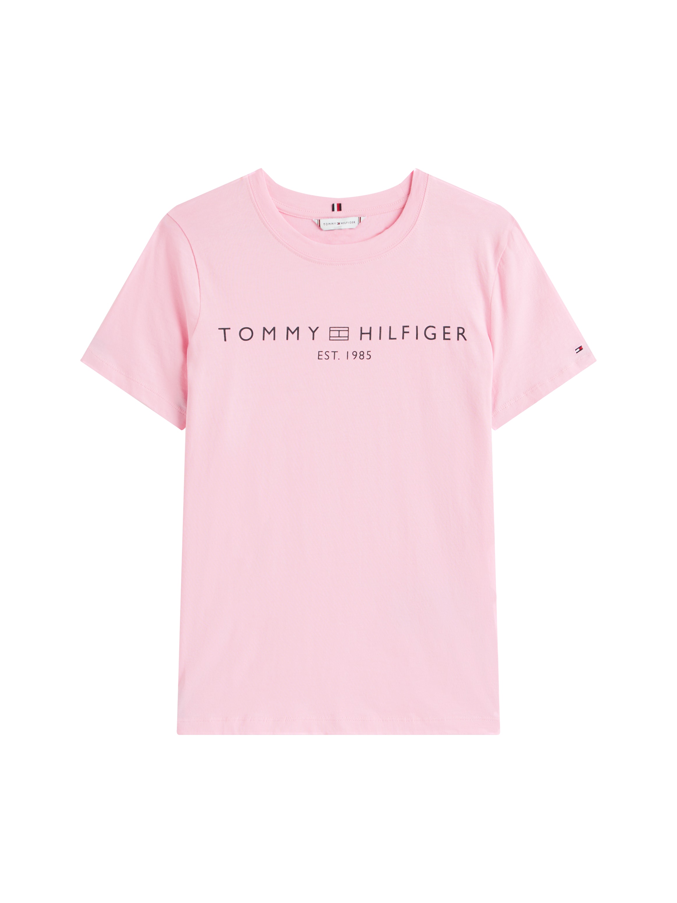 Tommy Hilfiger Kurzarmshirt »REG CORP LOGO C-NK SS« Baumwolle