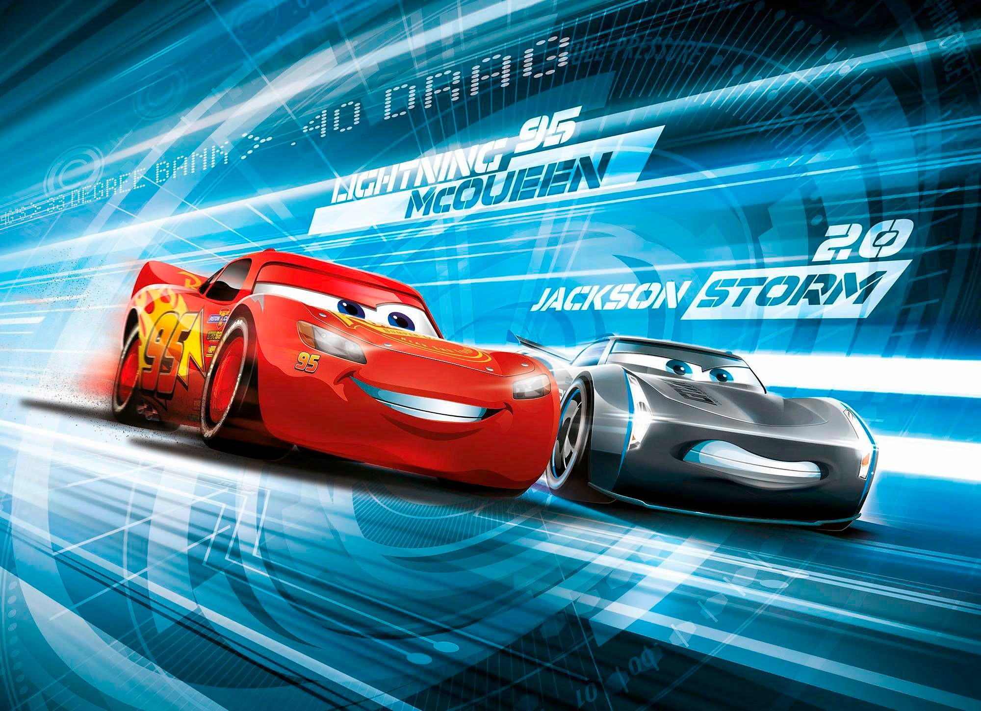 Image of Komar Fototapete »Cars3 Simulation«, bedruckt-Comic, ausgezeichnet lichtbeständig bei Ackermann Versand Schweiz