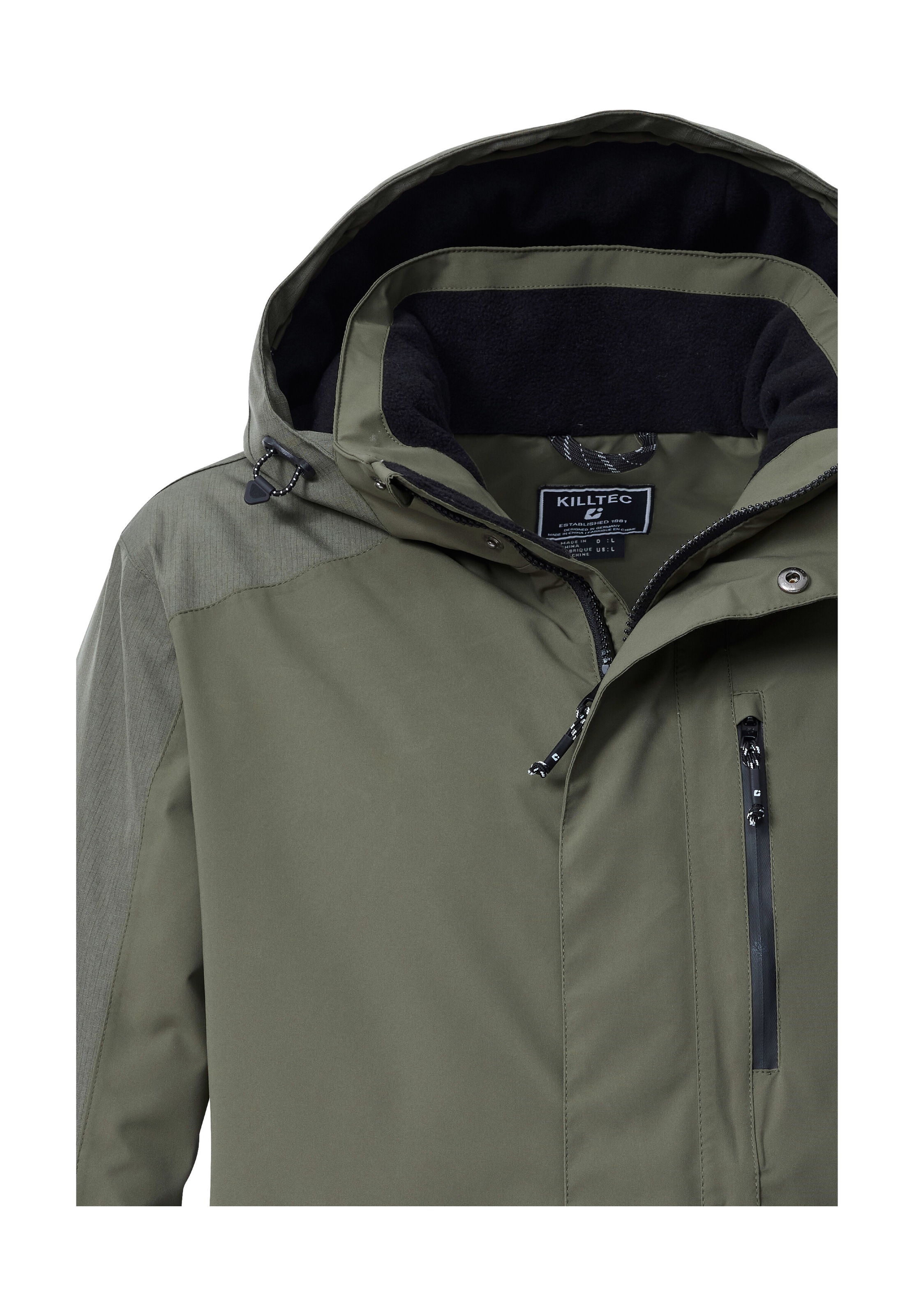 Killtec Veste fonctionnelle »KOW 89 MN JCKT« Wasser- und windabweisend, atmungsaktiv, abnehmbare Kapuze, PFAs-frei