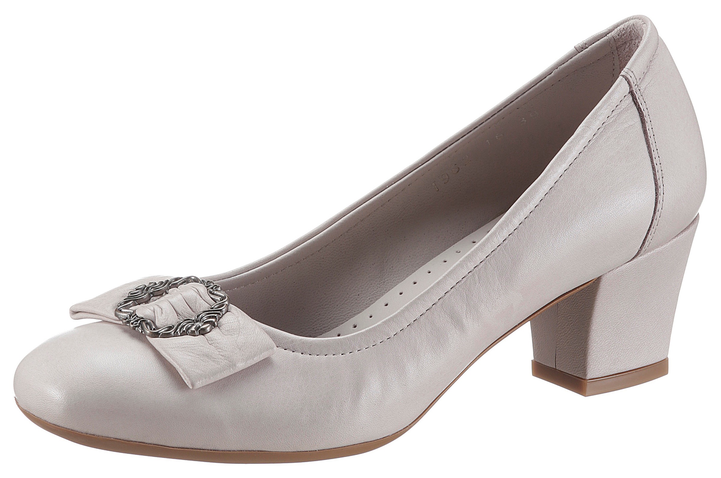 Image of Hirschkogel Pumps, Damen, aus weichem Leder mit Metallschnalle bei Ackermann Versand Schweiz