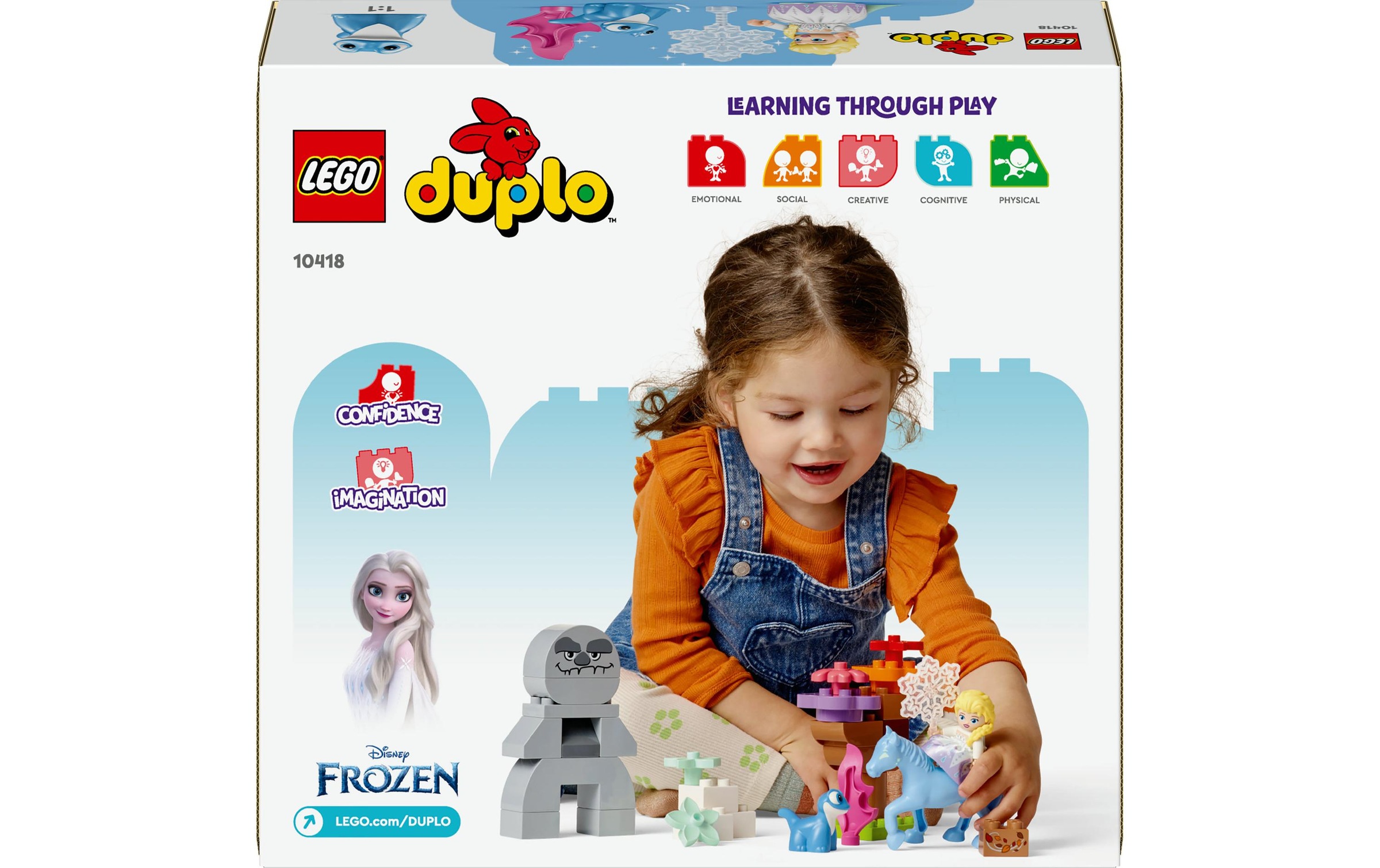 LEGO® Spielbausteine »DUPLO® Elsa und Bruni im Zauberwald 10418«, (31 St.)