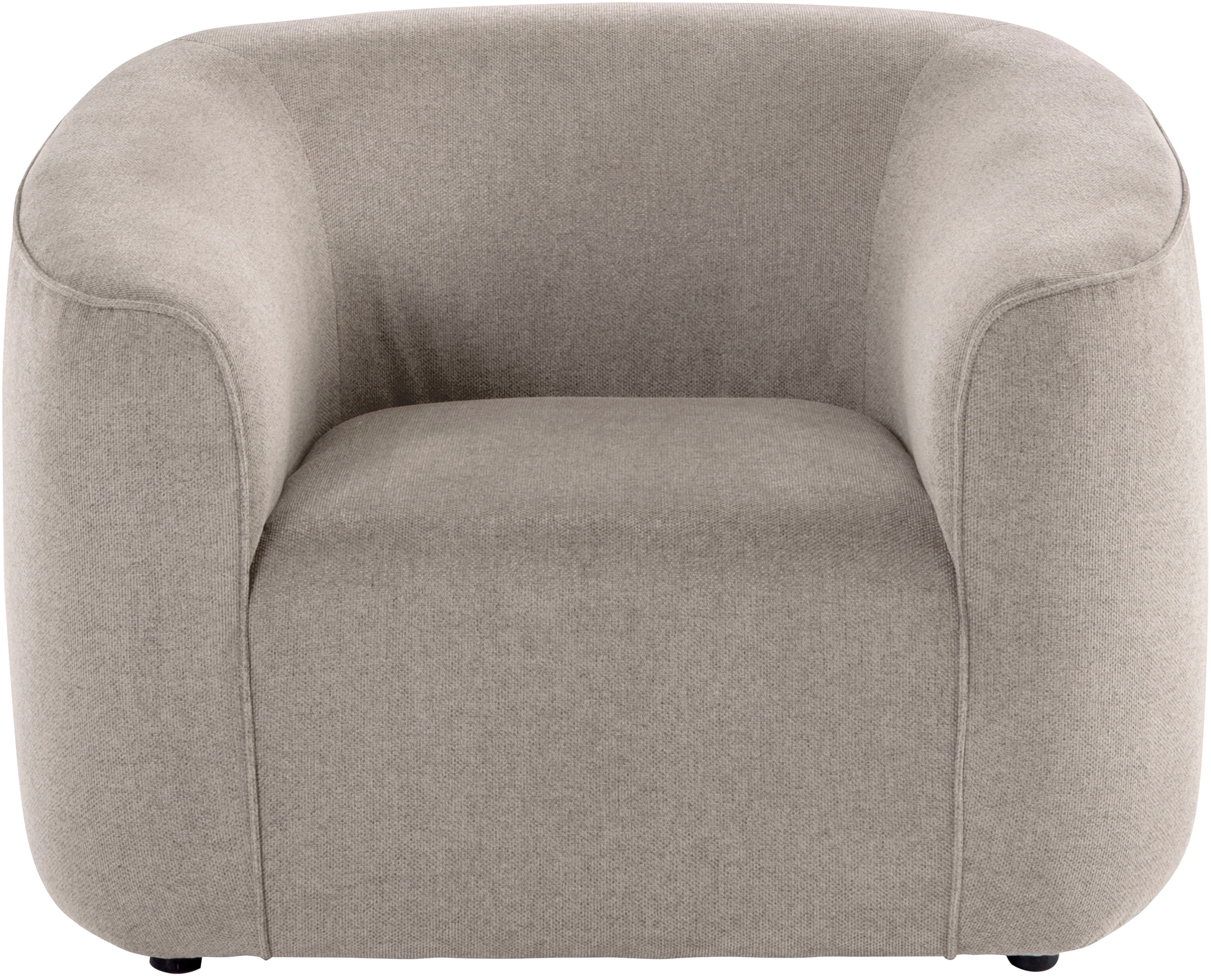 LeGer Home by Lena Gercke Sessel »LYZA Relaxsessel, Loungesessel, Masse B/T/H: 113/95/71 cm« organische Form, mit Wellenunterfederung, gemütlich und modern