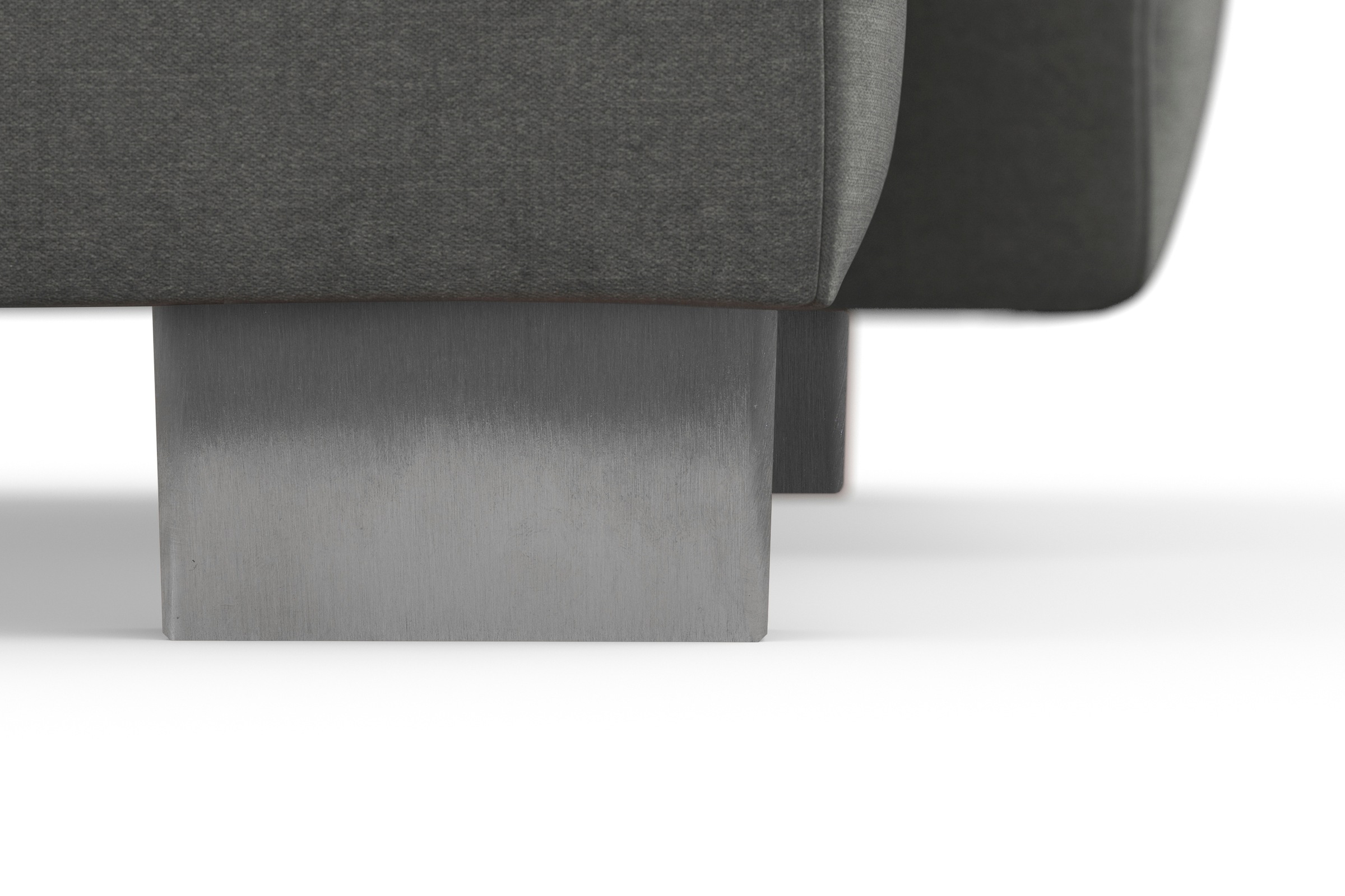 sit&more Wohnlandschaft »Dundee U-Form«, mit Federkern und Edelstahlfüssen, wahlweise mit Kopfteilverstellung