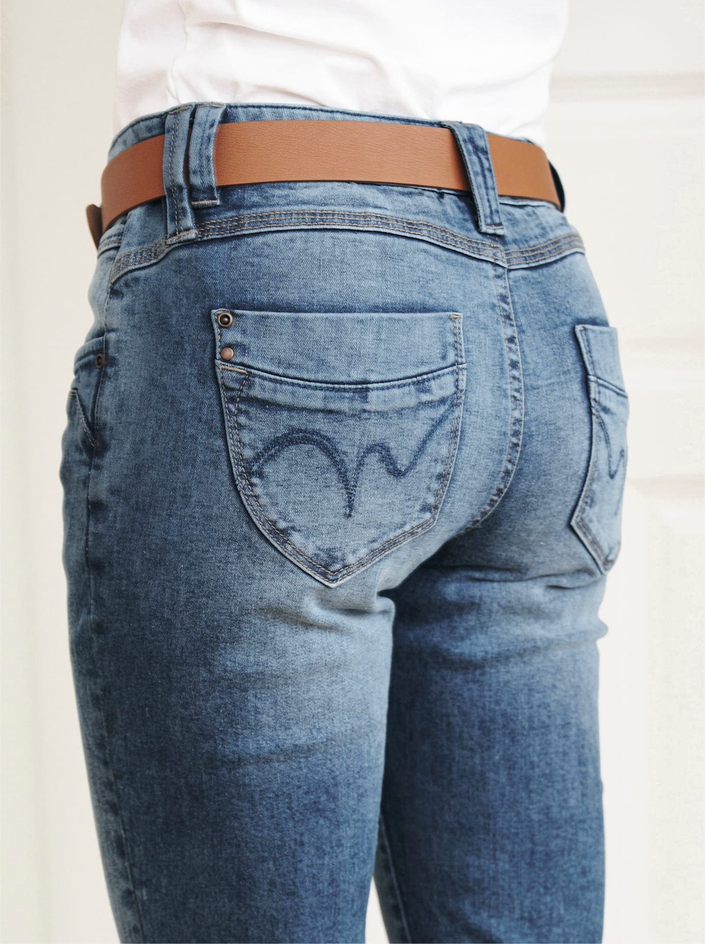 heine Röhrenjeans, (1 tlg.)