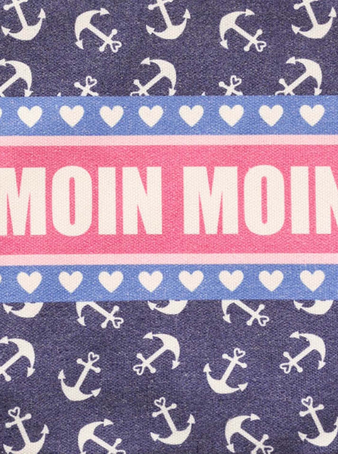 Zwillingsherz Tragetasche Stofftasche mit Henkel, bunter Mustermix