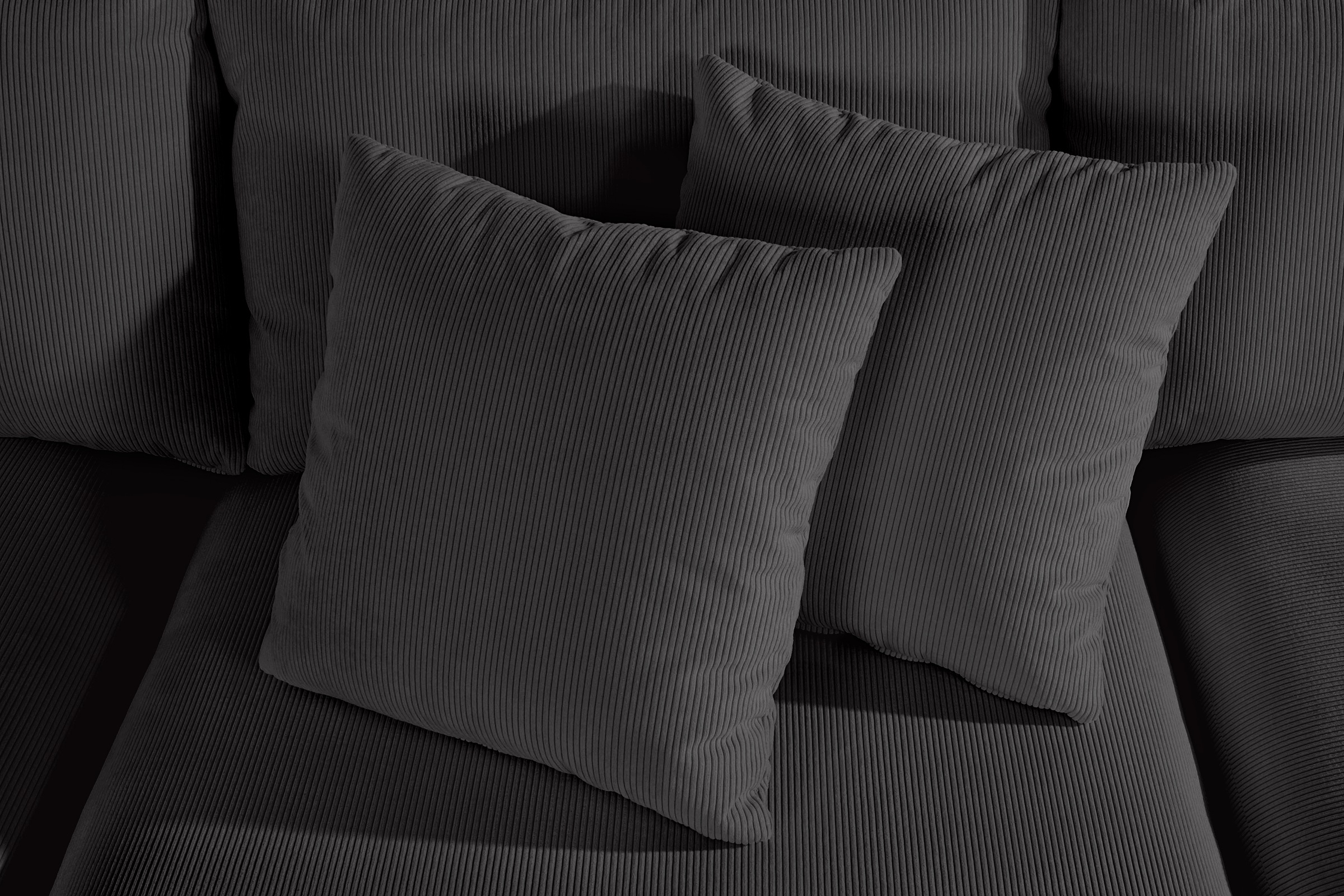 Home affaire Wohnlandschaft »Comfine U-Form«, zusammengesetzt aus Modulen, in 3 Stoffen und vielen Farben
