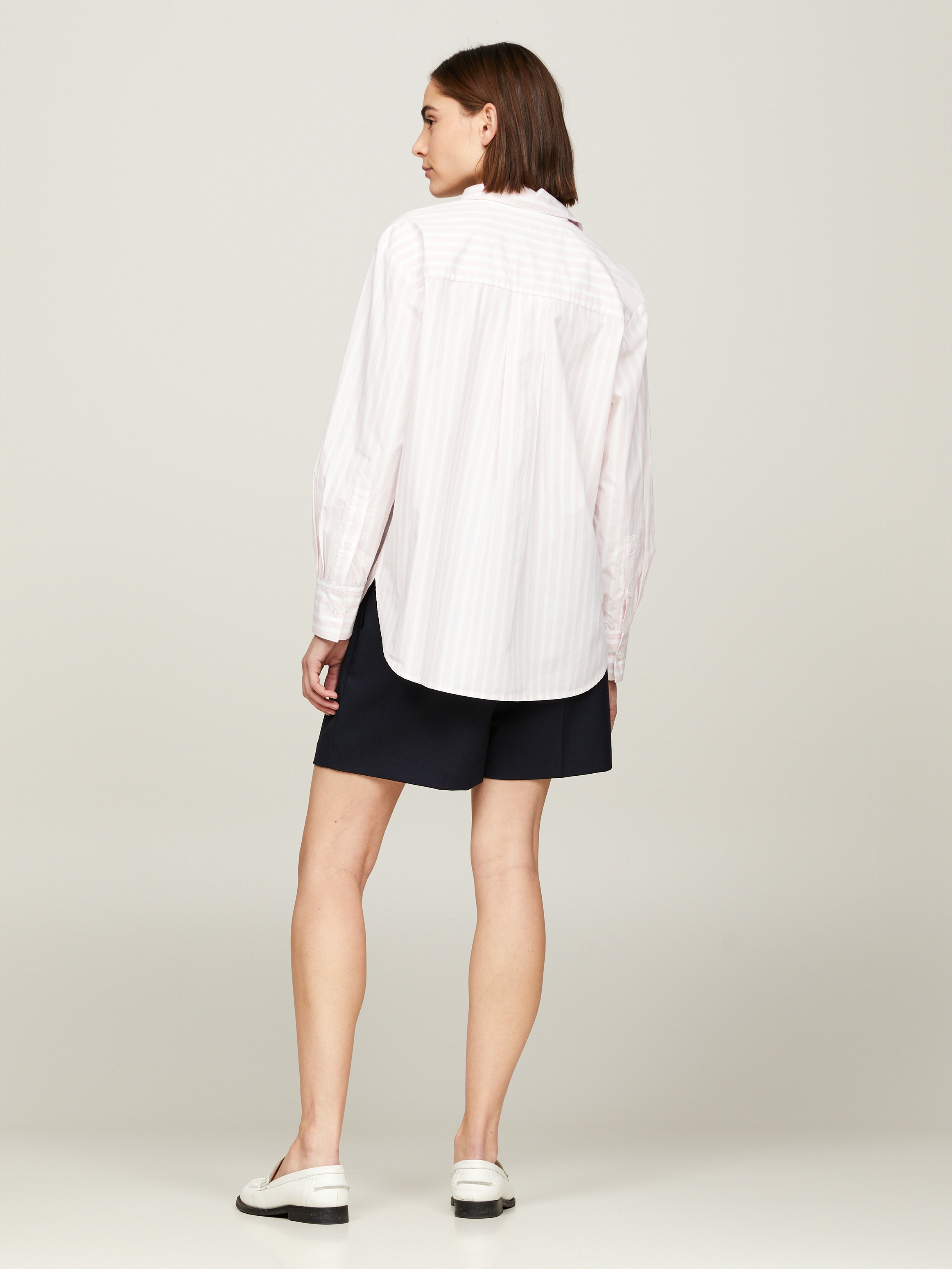 Tommy Hilfiger Hemdbluse »SMD STRIPE EASY FIT LS SHIRT«, mit Längsstreifen