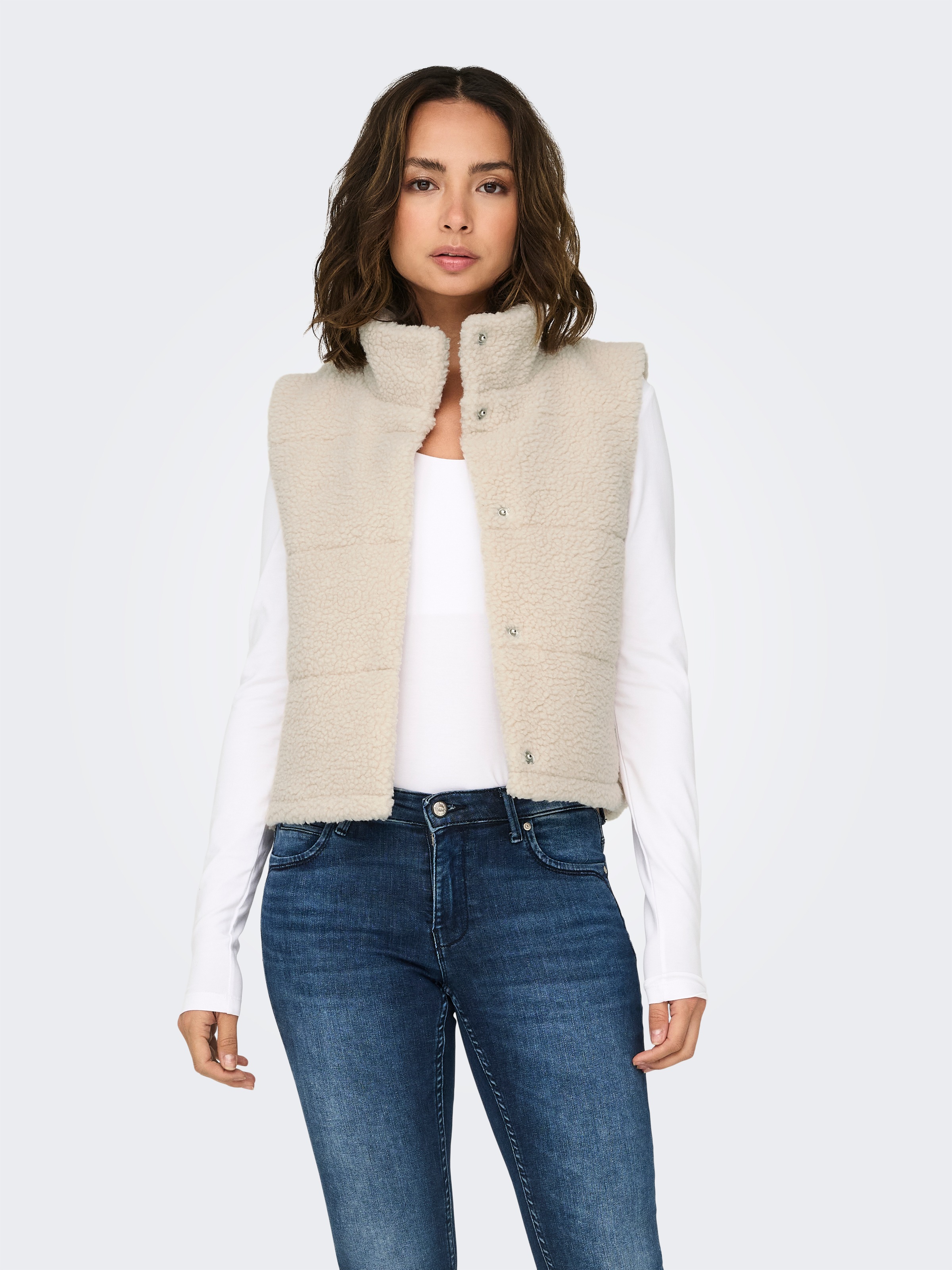 ONLY Anzugweste »ONLSANDRA TEDDY WAISTCOAT LIFE OTW NOOS«