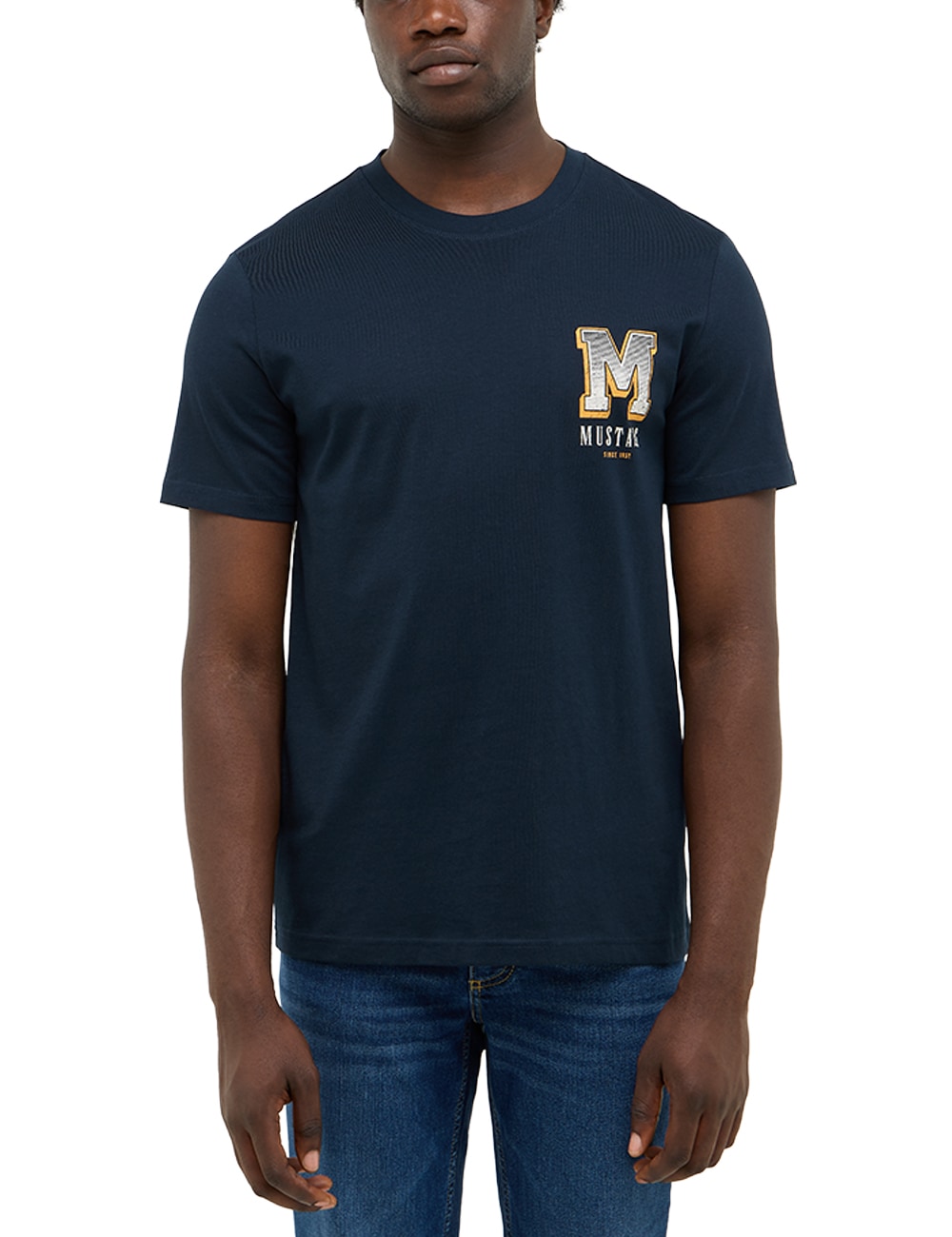 Image of MUSTANG T-Shirt "Stlye Austin" mit Logo Print