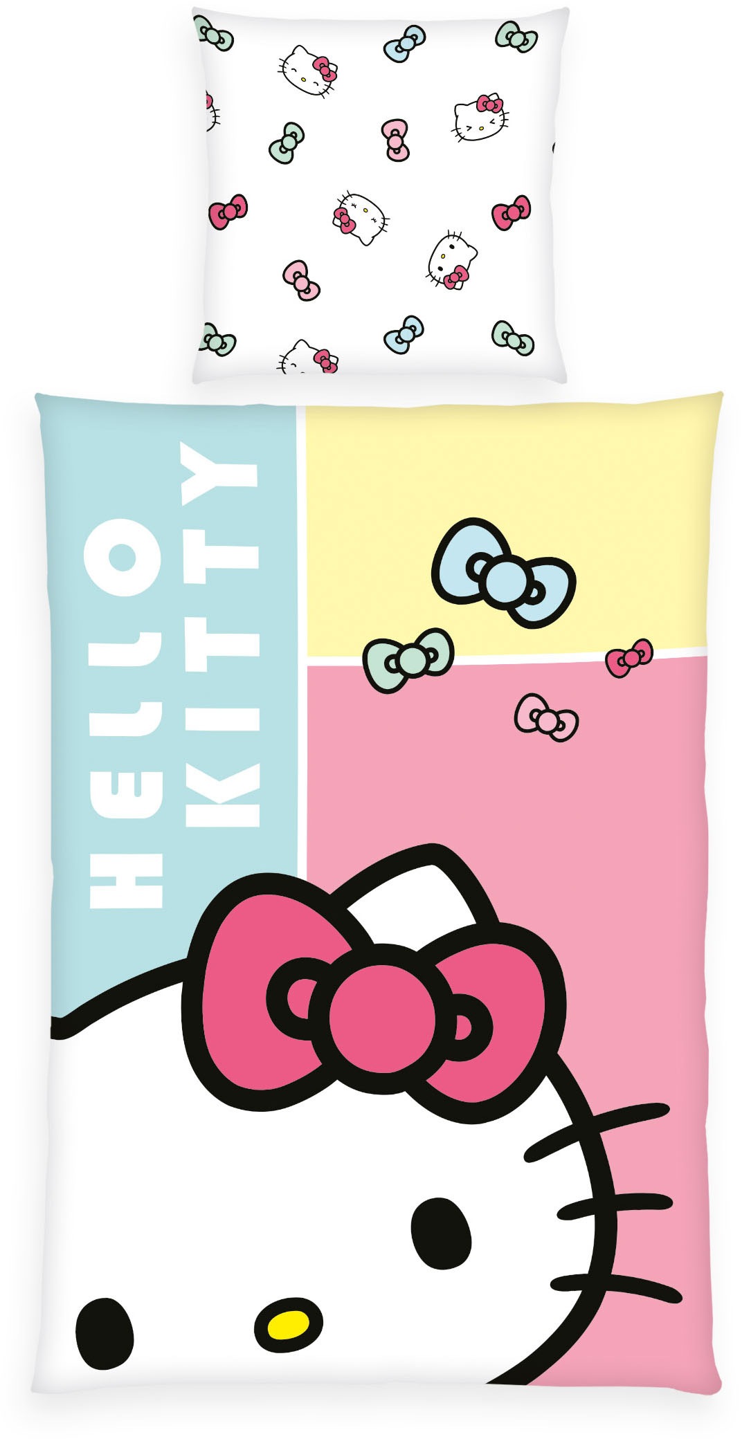 Image of Hello Kitty Bettwäsche "Hello Kitty" 2 Stk. Wendebettwäsche