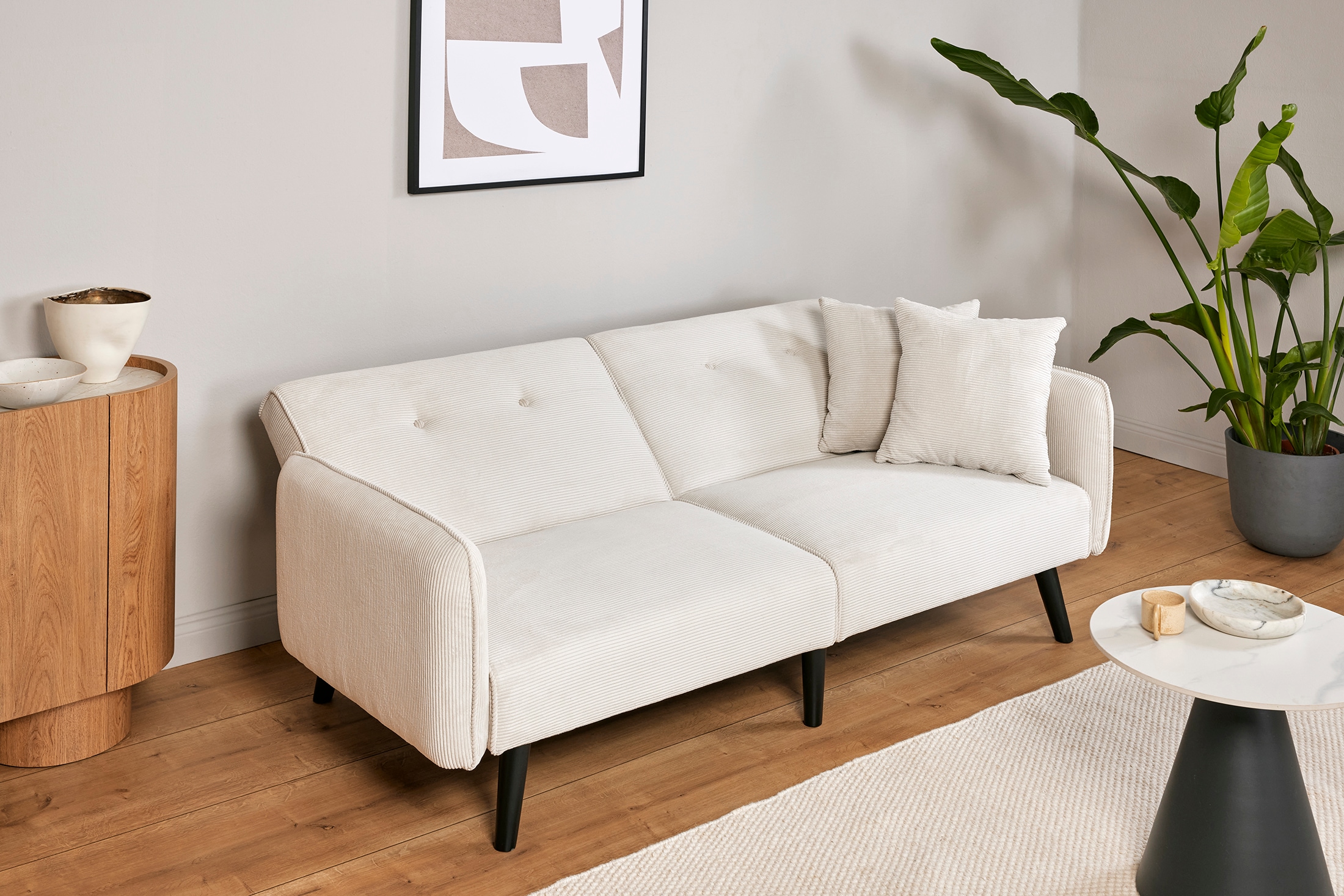 Jahnke Schlafsofa »CHILLAX DOT« mit Relax-und Schlaffunktion, inkl. Kissen, Breite 191 cm
