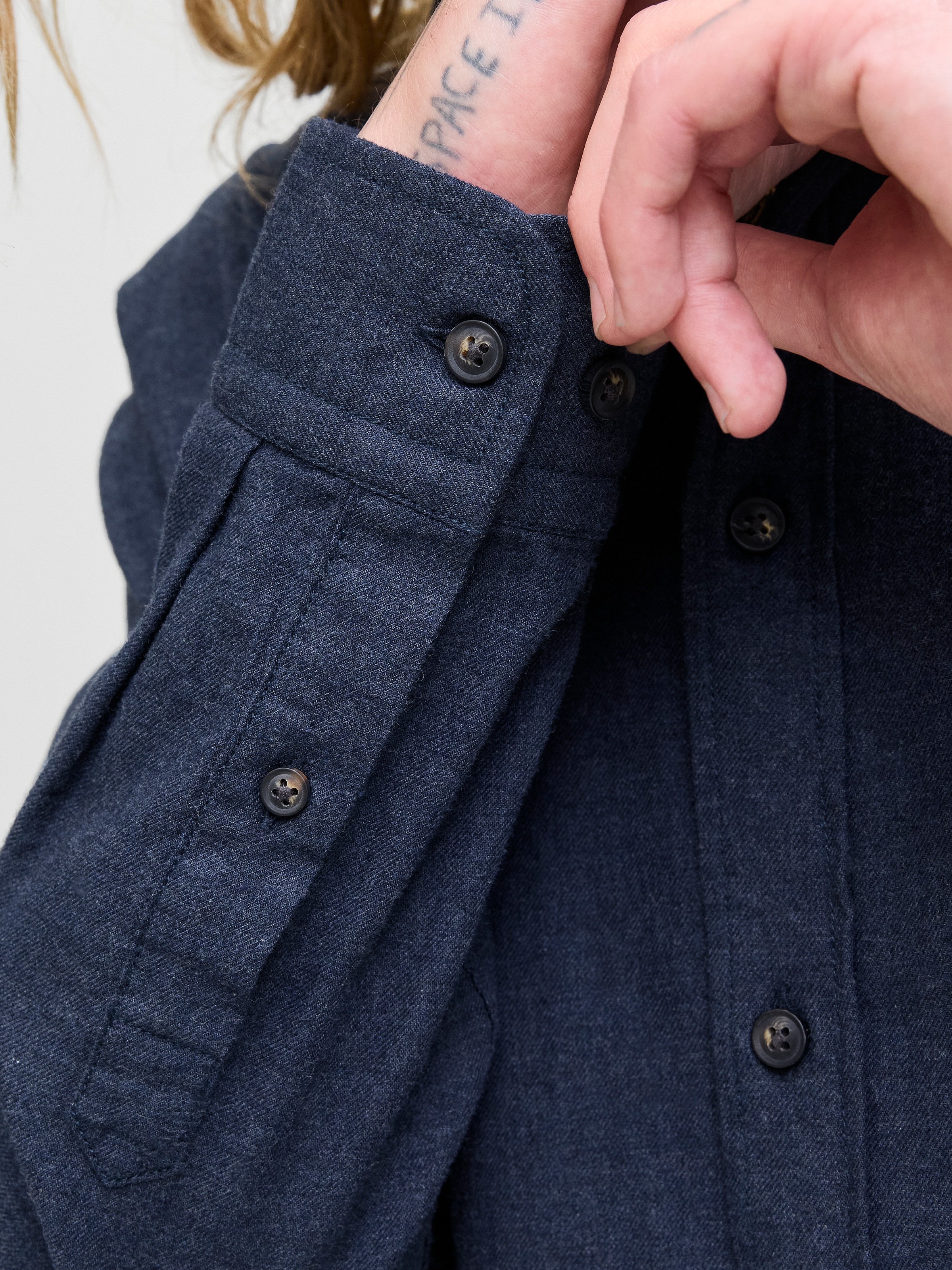 Jack & Jones Langarmhemd »JJECLASSIC MELANGE SHIRT L/S NOOS«