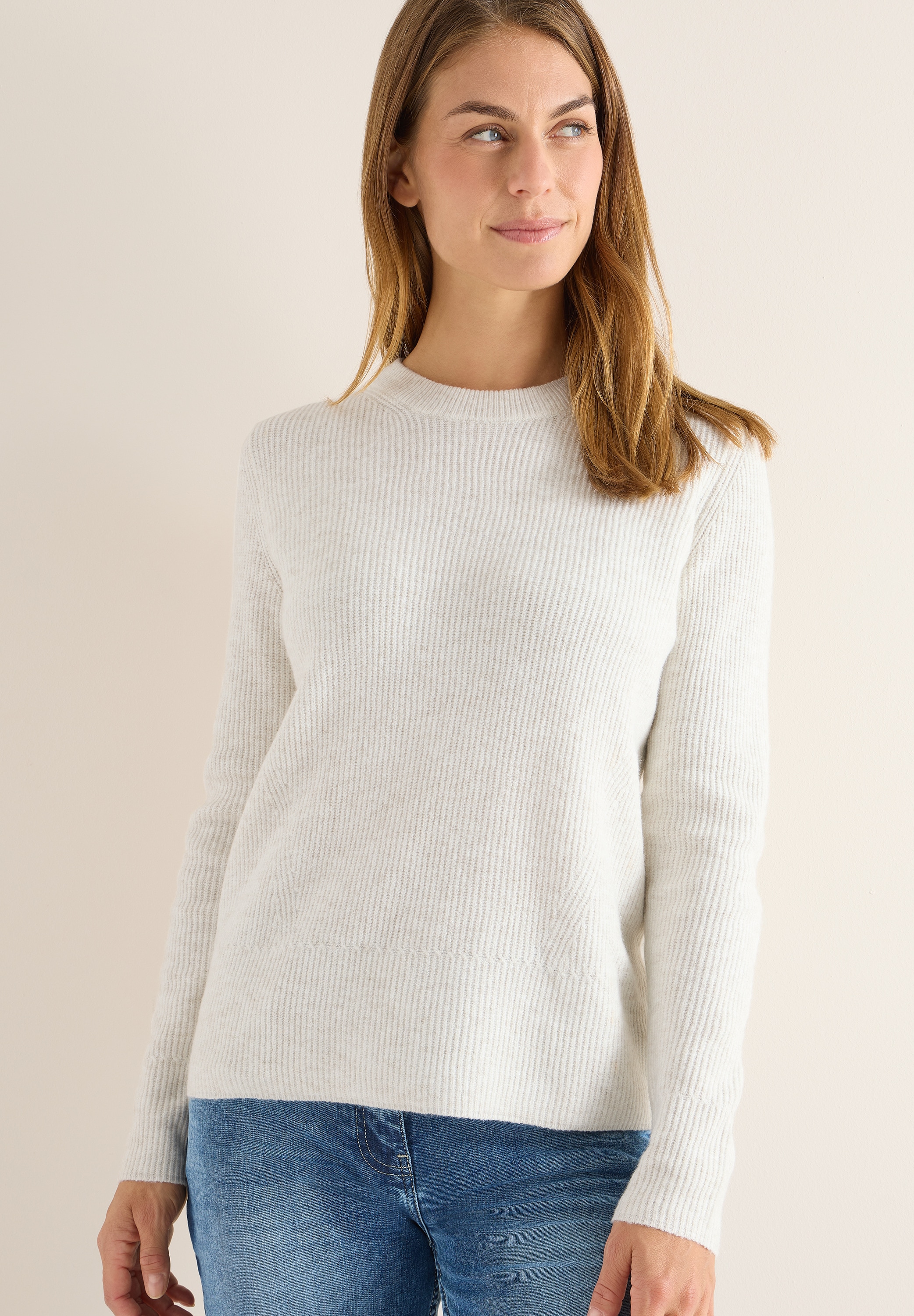 Cecil Strickpullover mit Strukturdetails