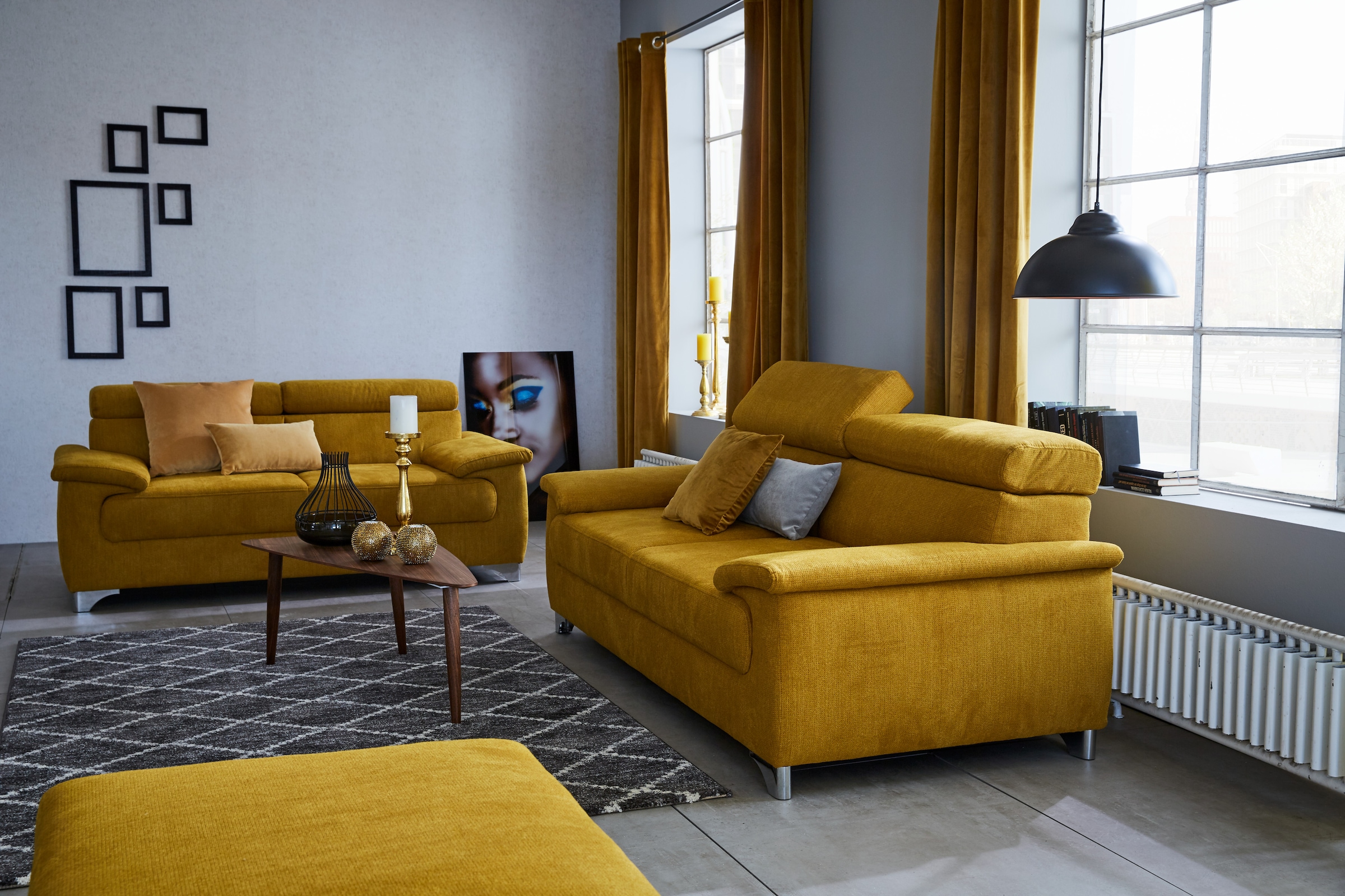 Guido Maria Kretschmer Home&Living Teppich »Paris«, rechteckig, gewebt, weiche Haptik, Rauten Design, Teppich