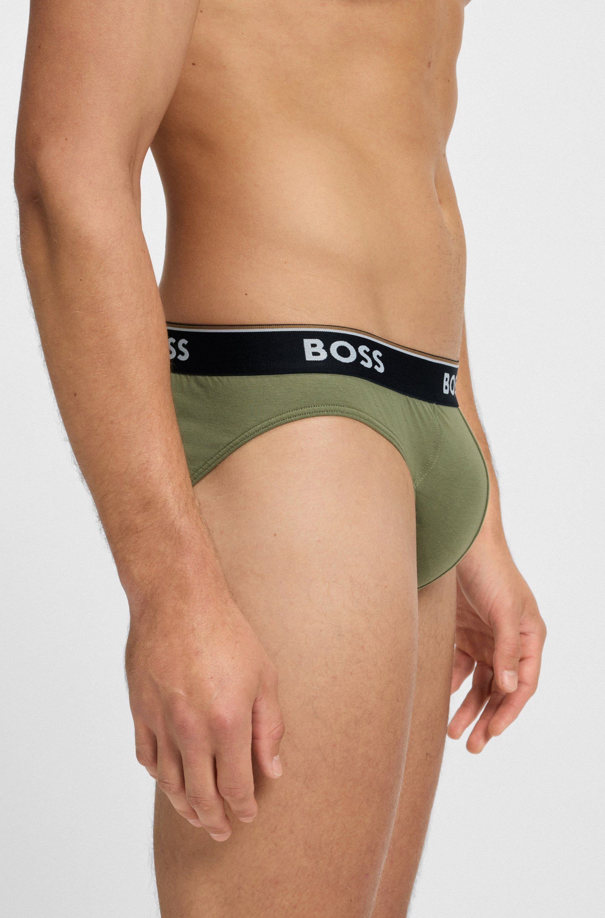 BOSS Slip »Brief 3P Power«, (Packung, 3 St.), mit BOSS Schriftzug