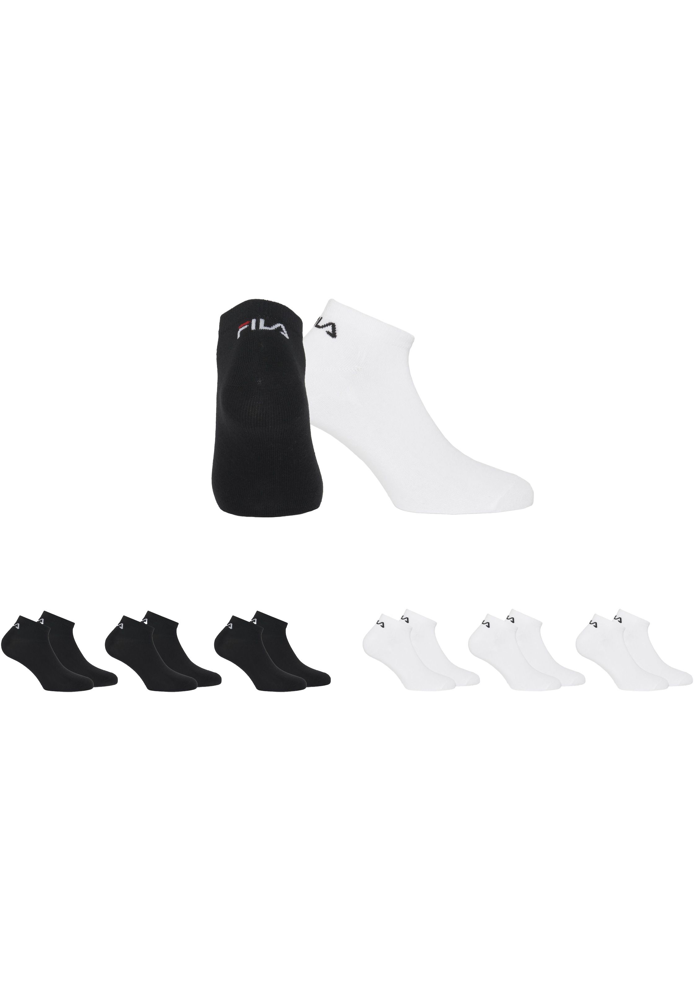 Fila Sneakersocken, (6er Pack), mit eingestricktem Logo