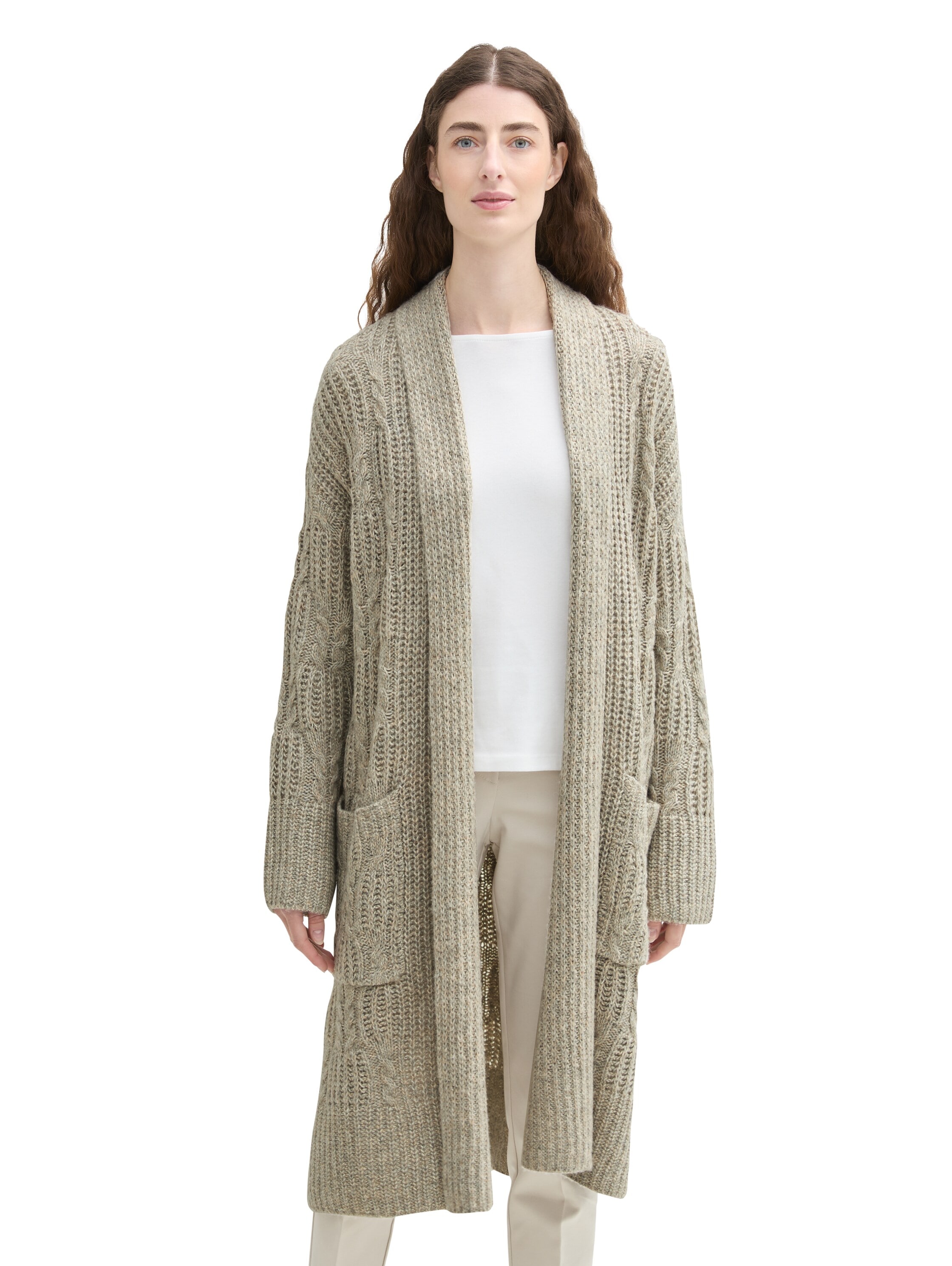 Longstrickjacke