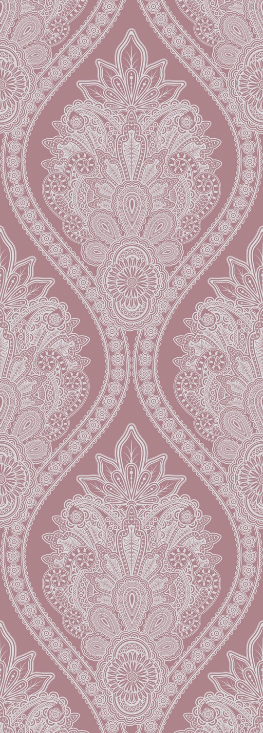 Image of queence Vinyltapete "Marjorie" Barock Kunst bedruckt glatt 90x250cm, selbstklebend, kinderleichte Anbringung, Sticker