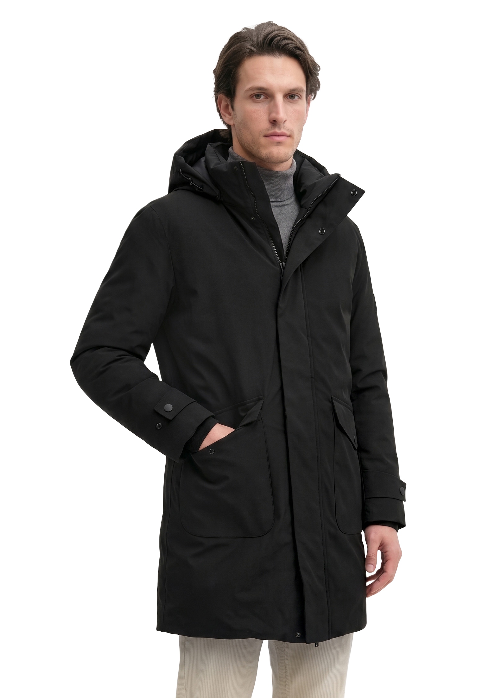 Image of Marc OPolo Daunenjacke "MOP x Function aus wasserdichter Performance-Fabric" mit Kapuze Daunenparka, wasserdicht, winddicht und atmungsaktiv