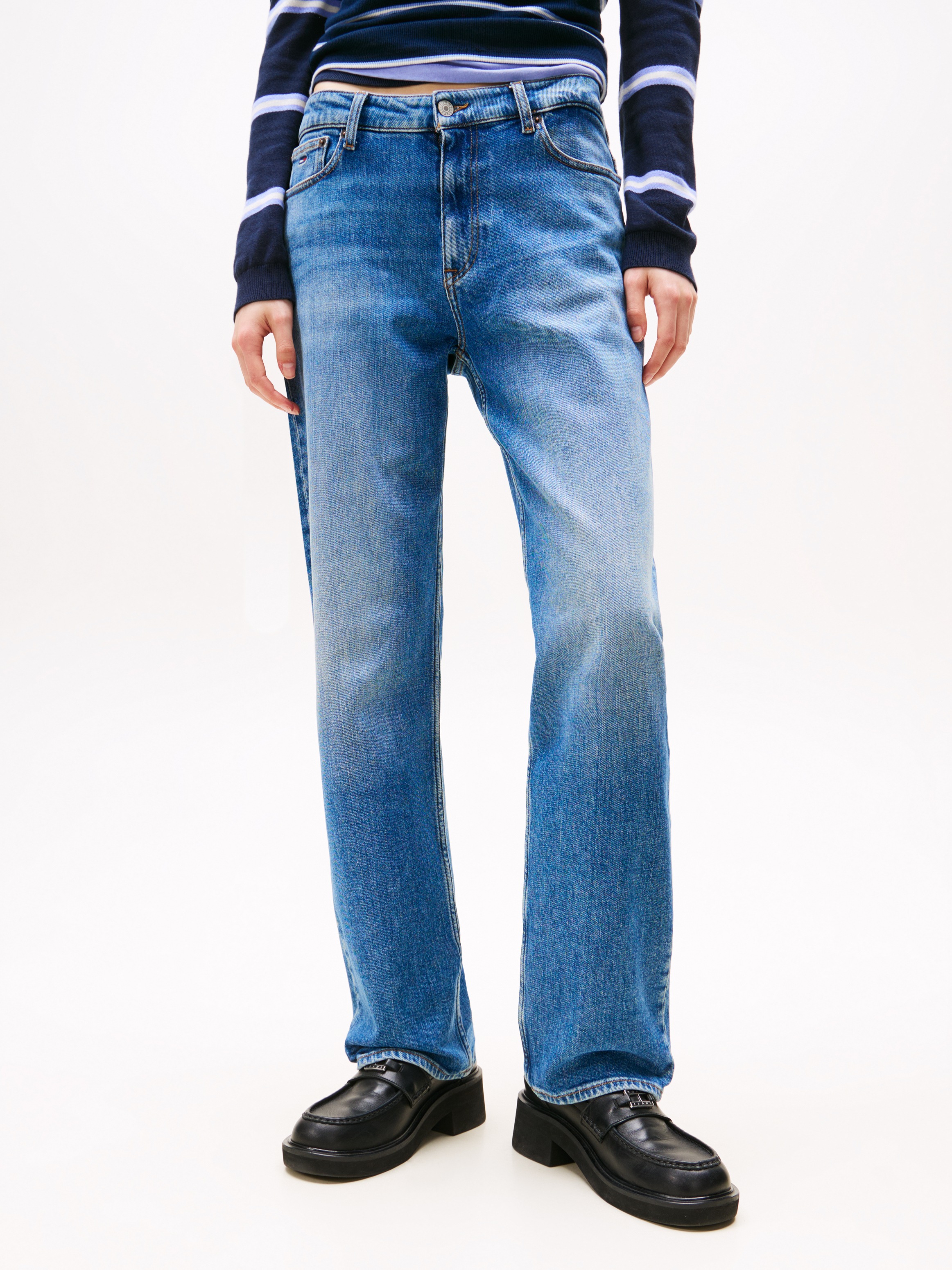 Image of Tommy Jeans Slim-fit-Jeans "KIRA MR SLIM STR BI0134"