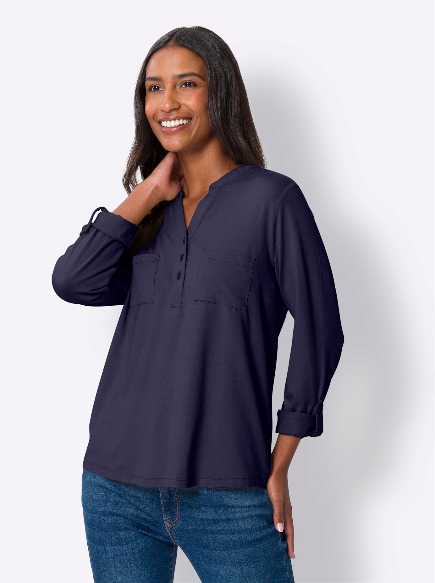 heine Langarmshirt »Shirtbluse«, (1 tlg.)