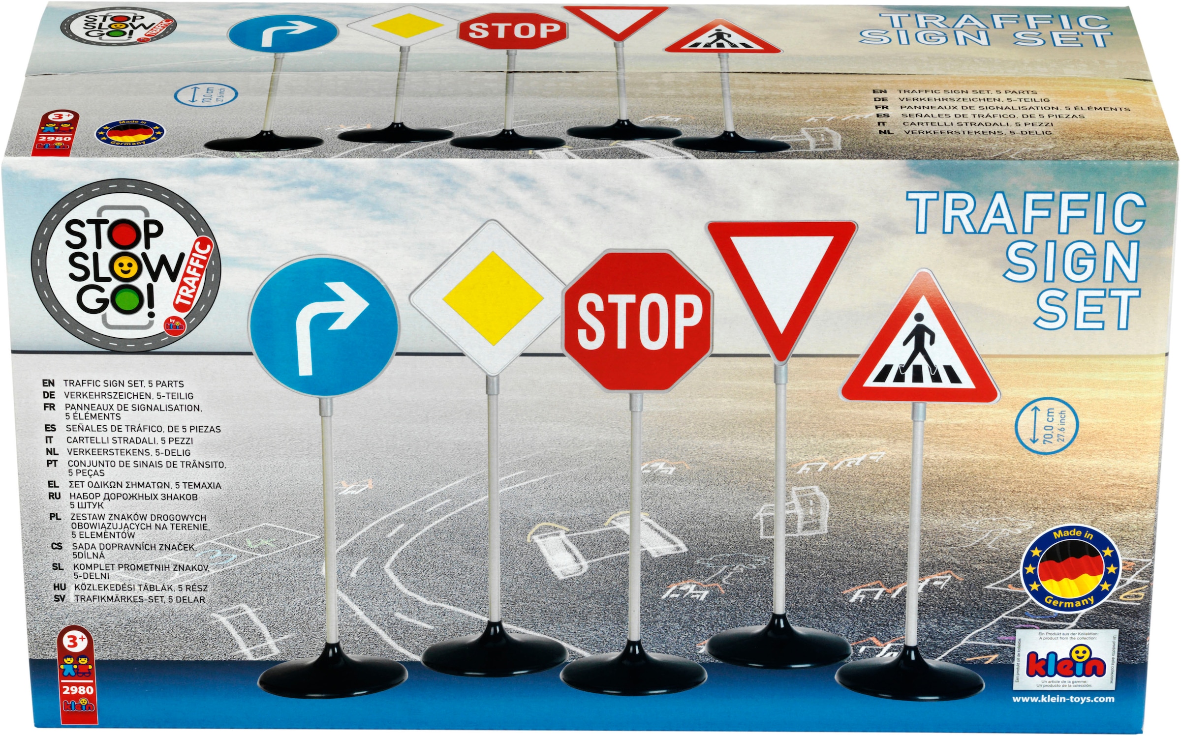 Klein Spiel-Verkehrszeichen Made in Germany