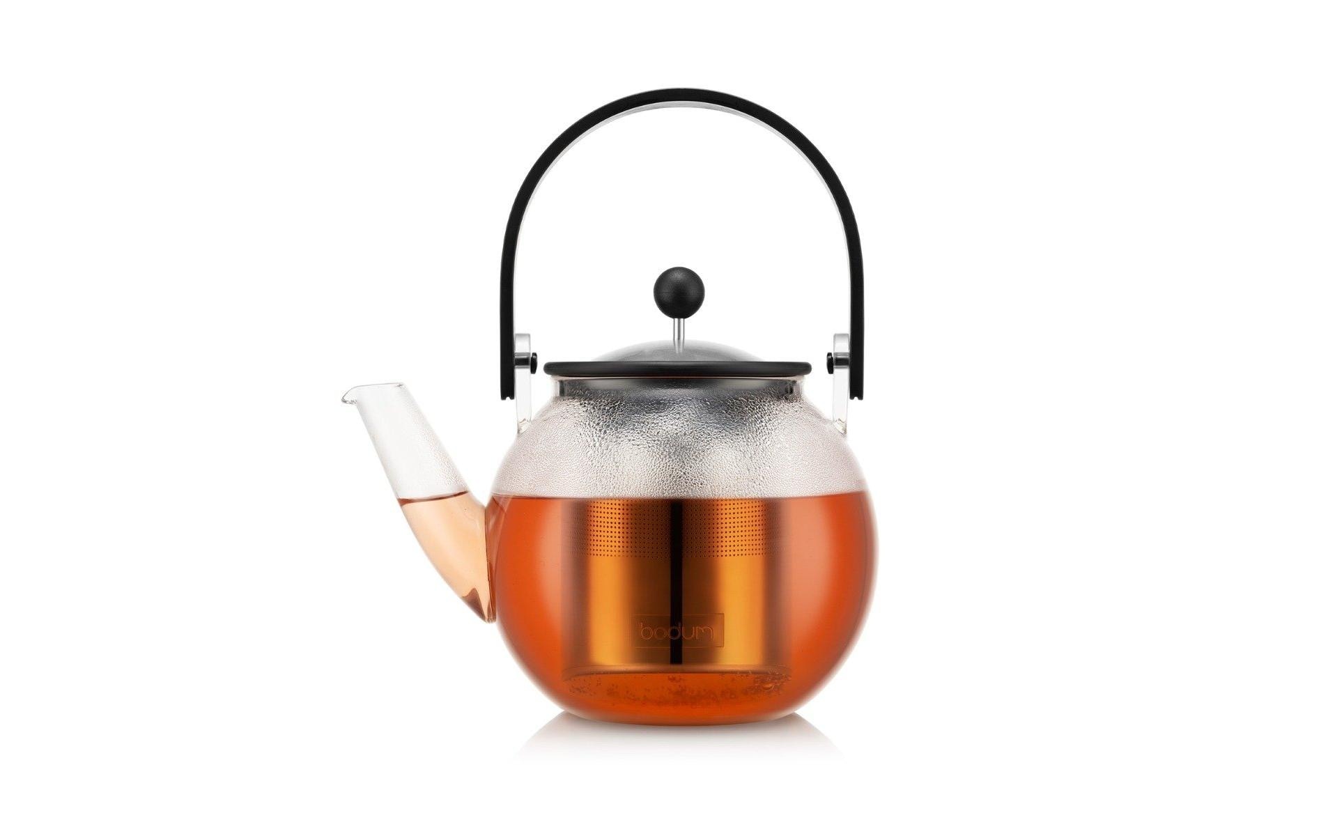 Image of Bodum Teebereiter "Assam 1 l" Henkel aus Bambus
