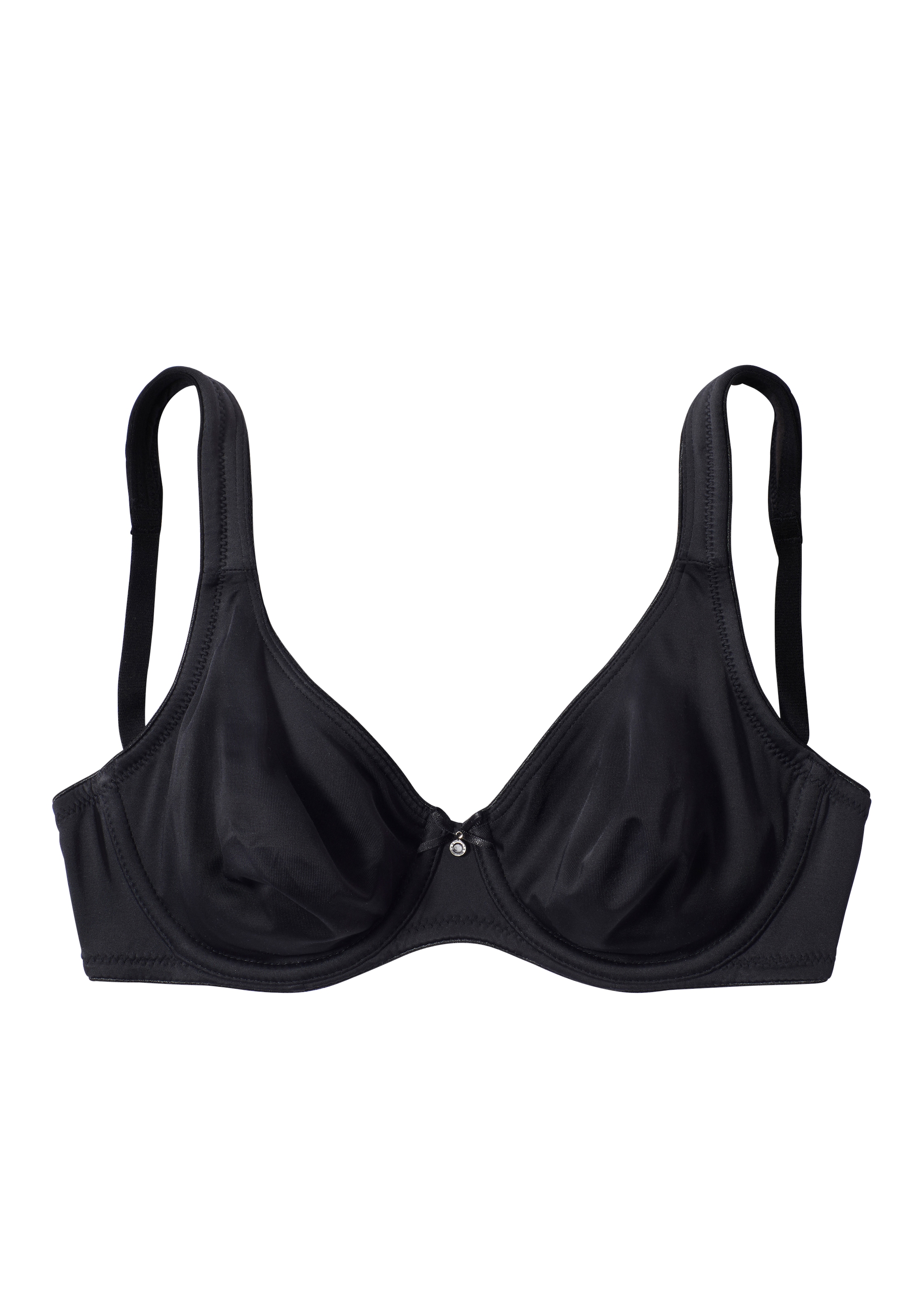 LASCANA T-Shirt-BH »perfect basic«, mit Bügel und ungefütterten Cups, aus seidiger Microfaser