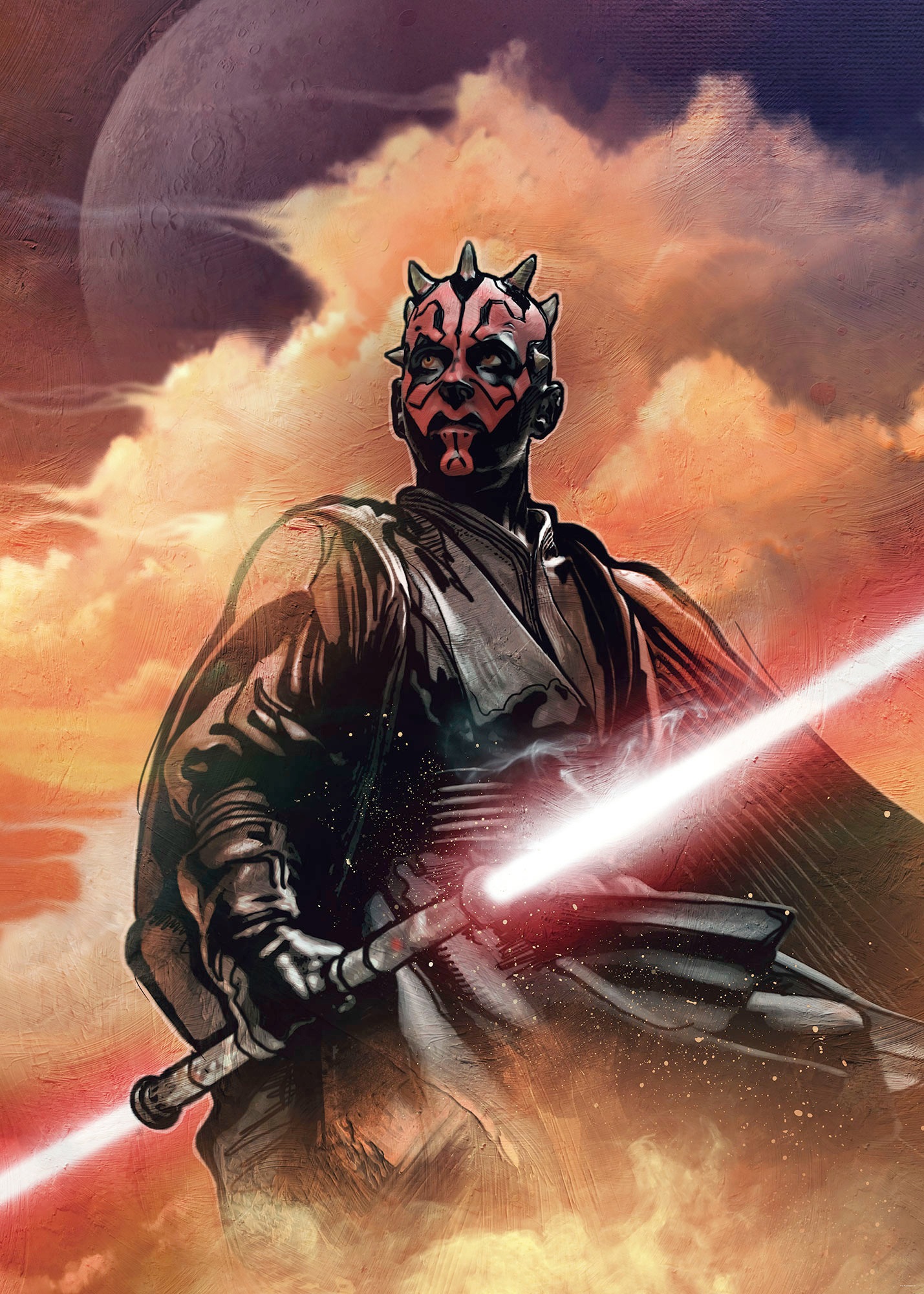 Image of Komar Fototapete »Star Wars Classic Darth Maul«, futuristisch-mehrfarbig-Weltall bei Ackermann Versand Schweiz