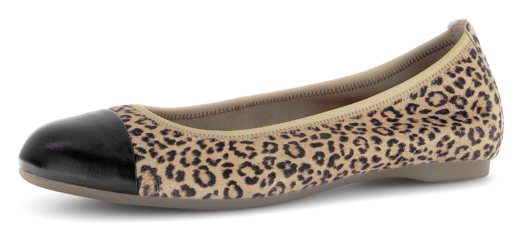 Image of Gabor Ballerina, Blockabsatz, Schlupfschuh, Businesschuh mit Kontrastbesatz