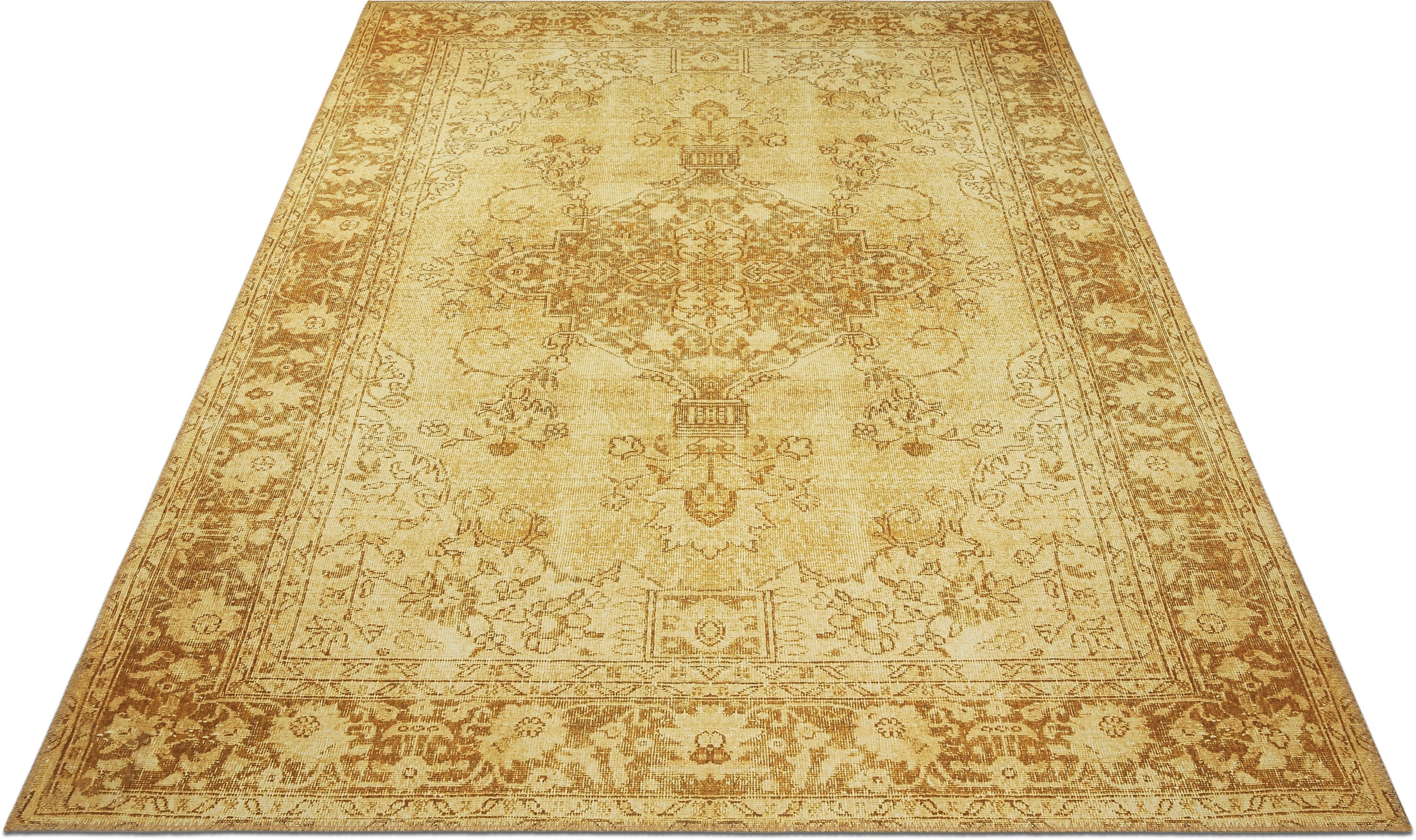 Image of Home affaire Teppich »Divan«, rechteckig, 6 mm Höhe, Orient Optik, Vintage Design, mit Bordüre, Rutschhemmende Rückenbeschichtung, Robust, Pflegeleicht, idealer Teppich für Wohnzimmer, Schlafzimmer, Arbeitszimmer bei Ackermann Versand Schweiz