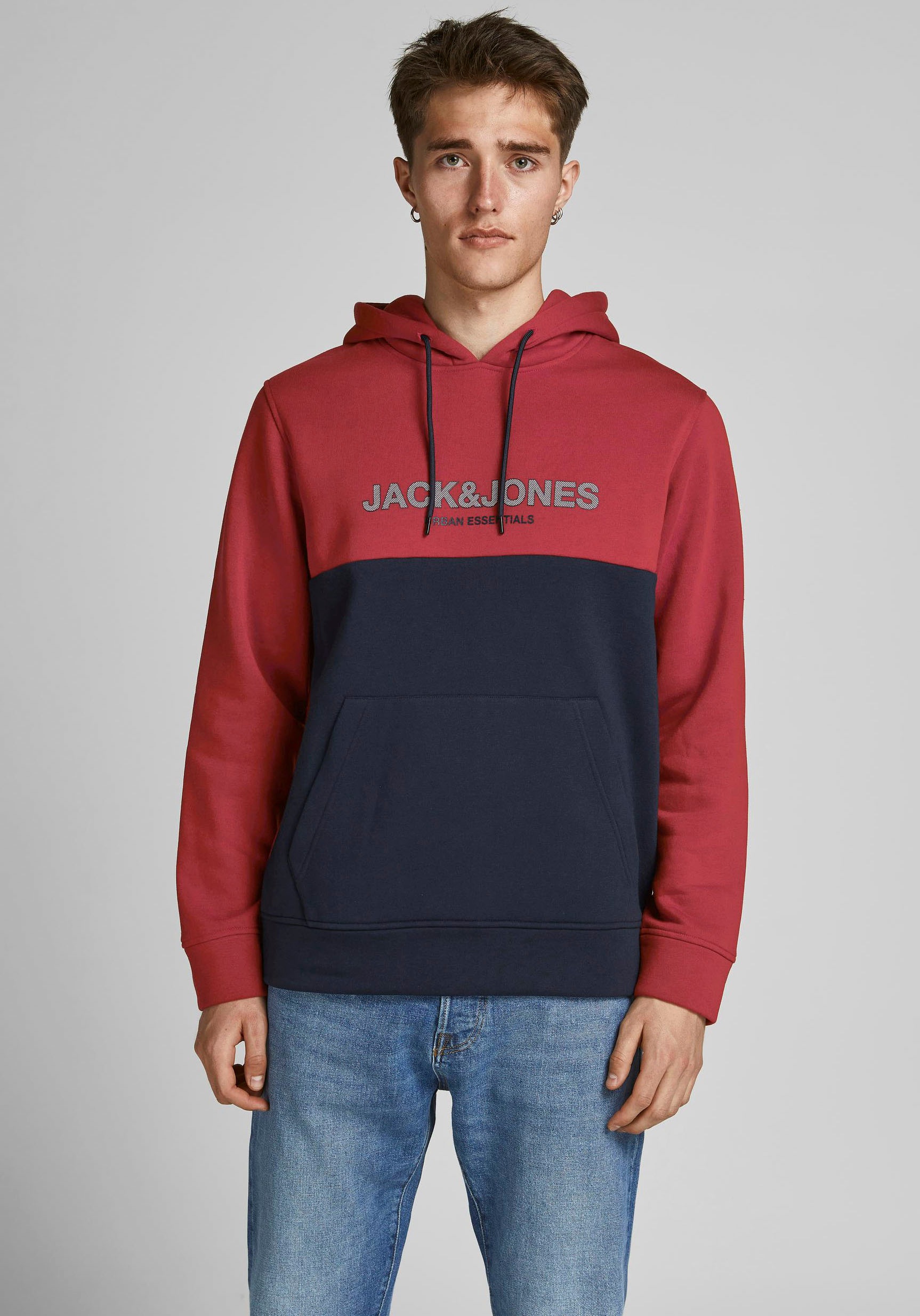 Image of Jack & Jones Kapuzensweatshirt »URBAN BLOCKING SWEAT HOOD« bei Ackermann Versand Schweiz