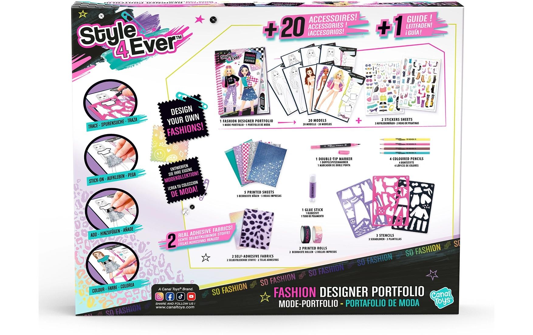 Canal Toys Kreativset »Fashion Designer Portfolio«